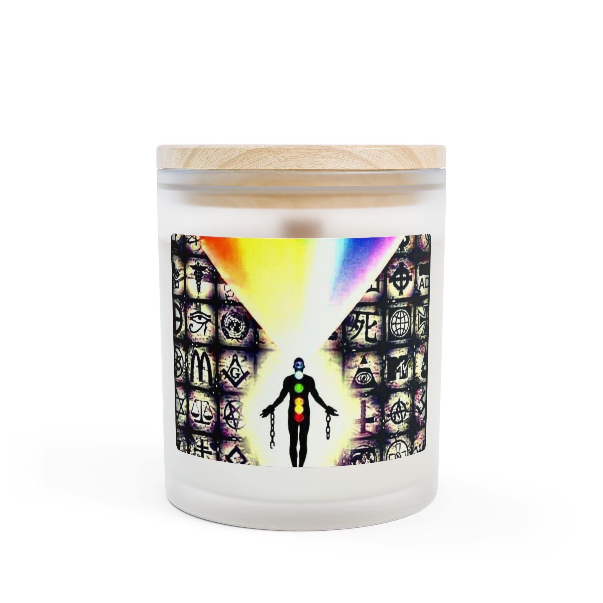 Frosted Glass Candle, 11oz