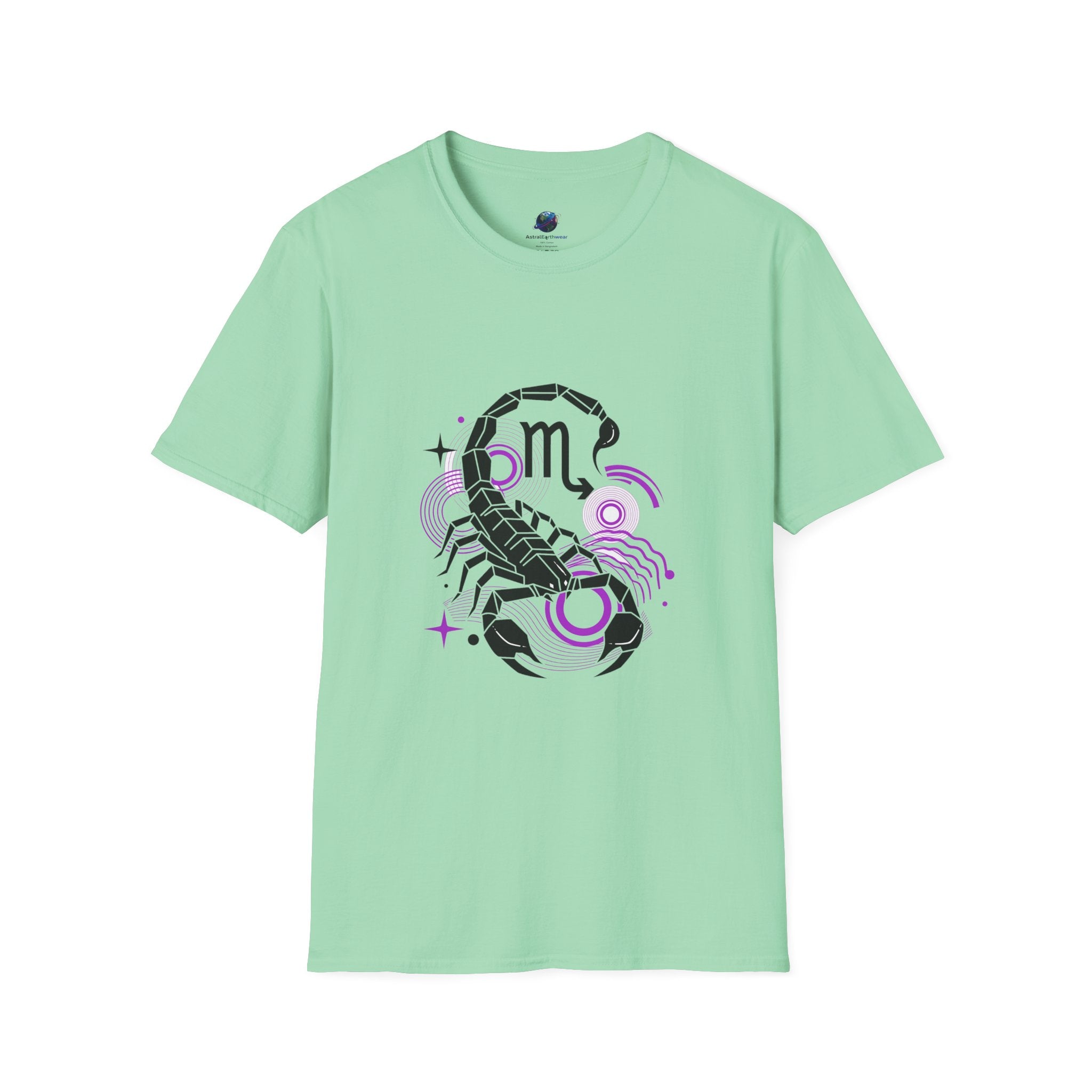 Scorpio Zodiac T-Shirt | Astrology Gift, Horoscope Tee, Unisex Softstyle Shirt, Birthday Present, Horoscope Apparel