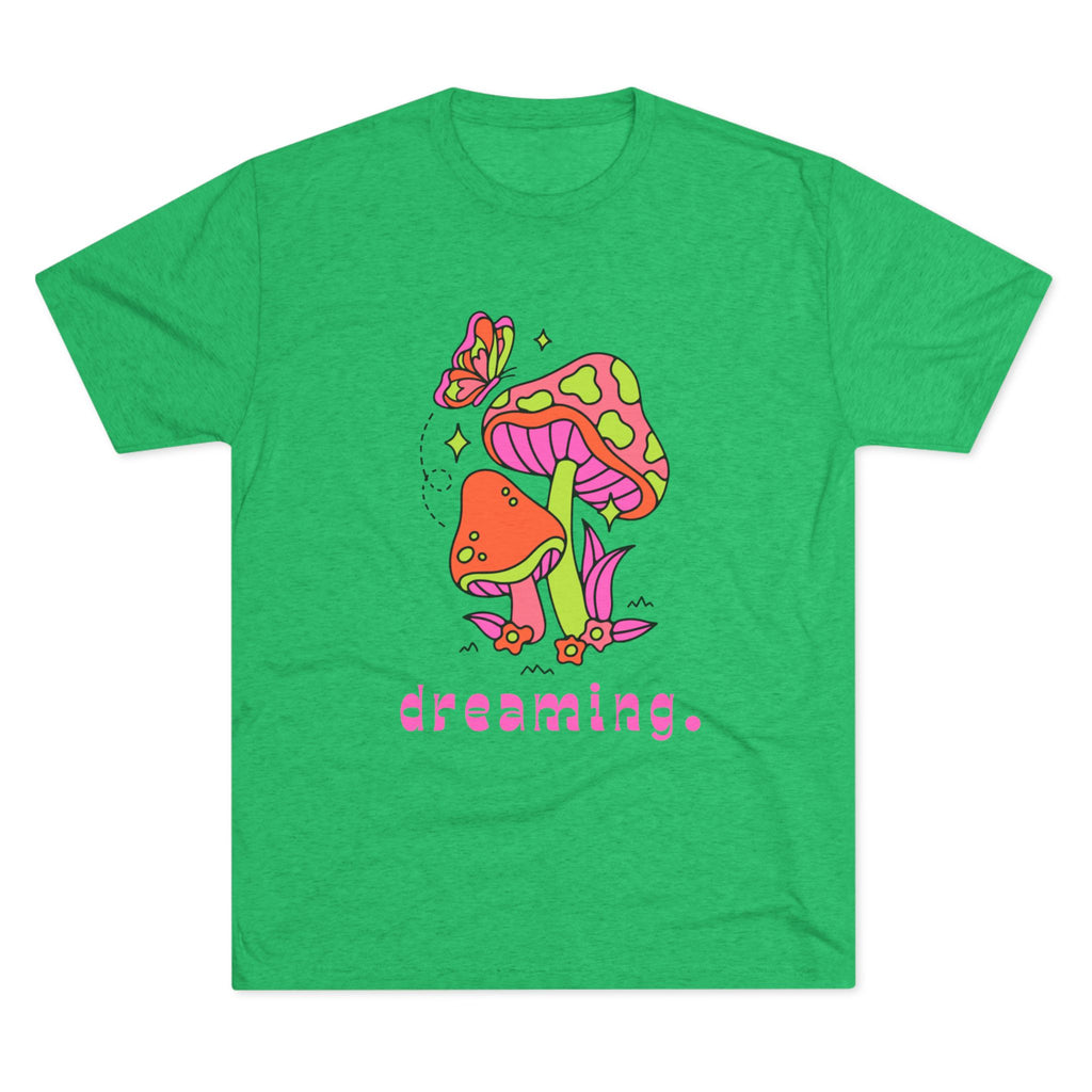 Dreamy Mushroom Unisex Tee, Cute Graphic Tee, Gifts for Dreamers, Casual Wear, Nature Lover's Apparel, Festival T-Shirt