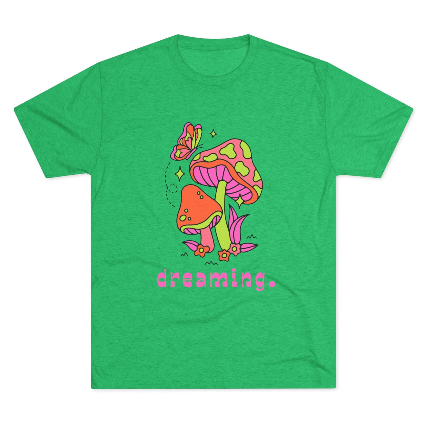 Dreamy Mushroom Unisex Tee, Cute Graphic Tee, Gifts for Dreamers, Casual Wear, Nature Lover's Apparel, Festival T-Shirt