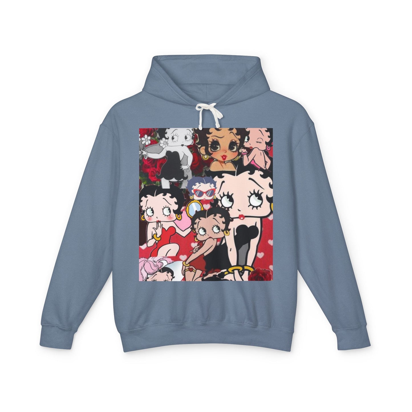 Cute Betty Boop Inspired Unisex Hoodie, Lightweight Hooded Sweatshirt for Women and Men, Gift for Friends, Cozy Fashion, Casual Wear, [...]