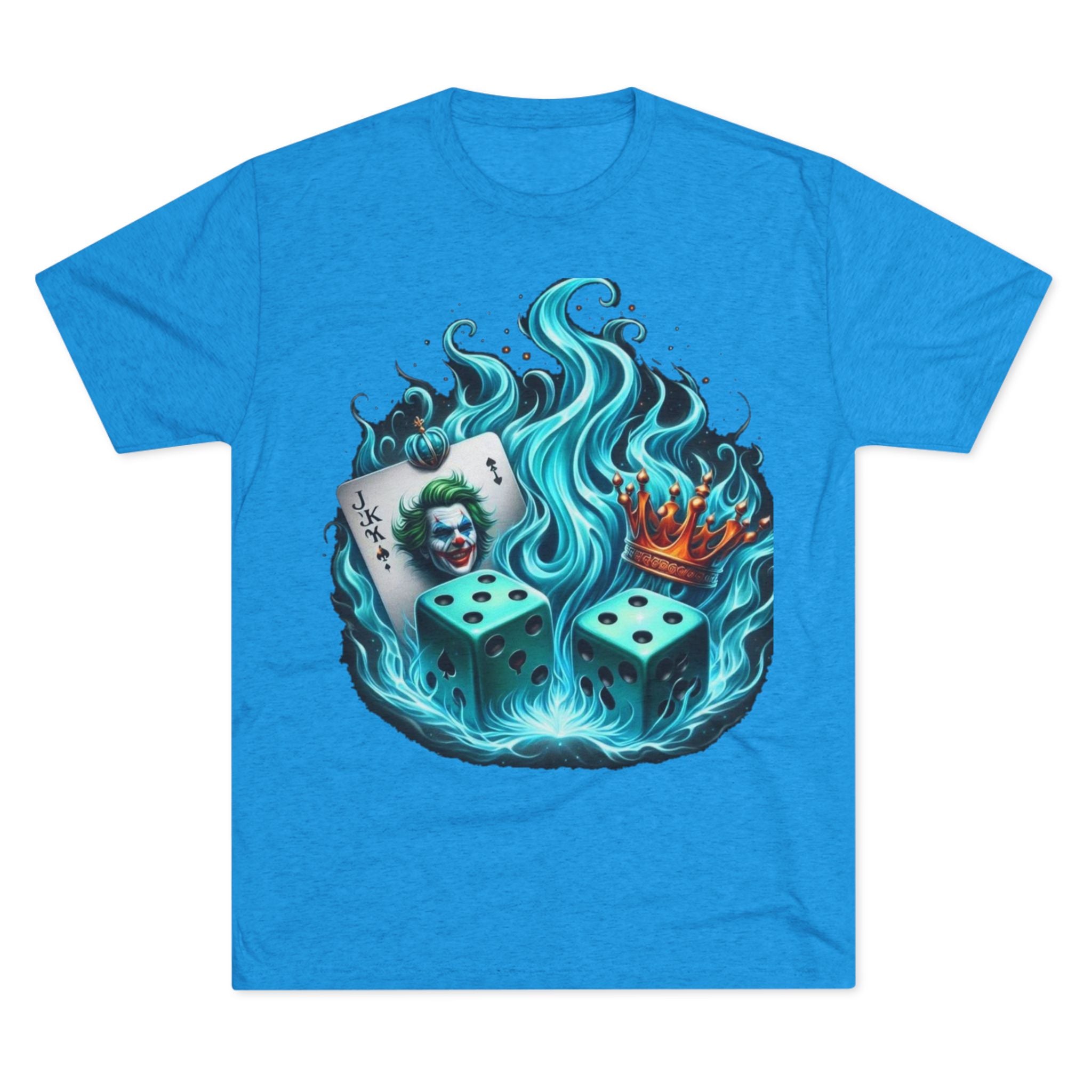 Gaming-Inspired Crew Tee: Joker Design, Cool Graphic T-Shirt, Casual Wear for Gamers, Perfect Gift for Game Night, Unique Collectible