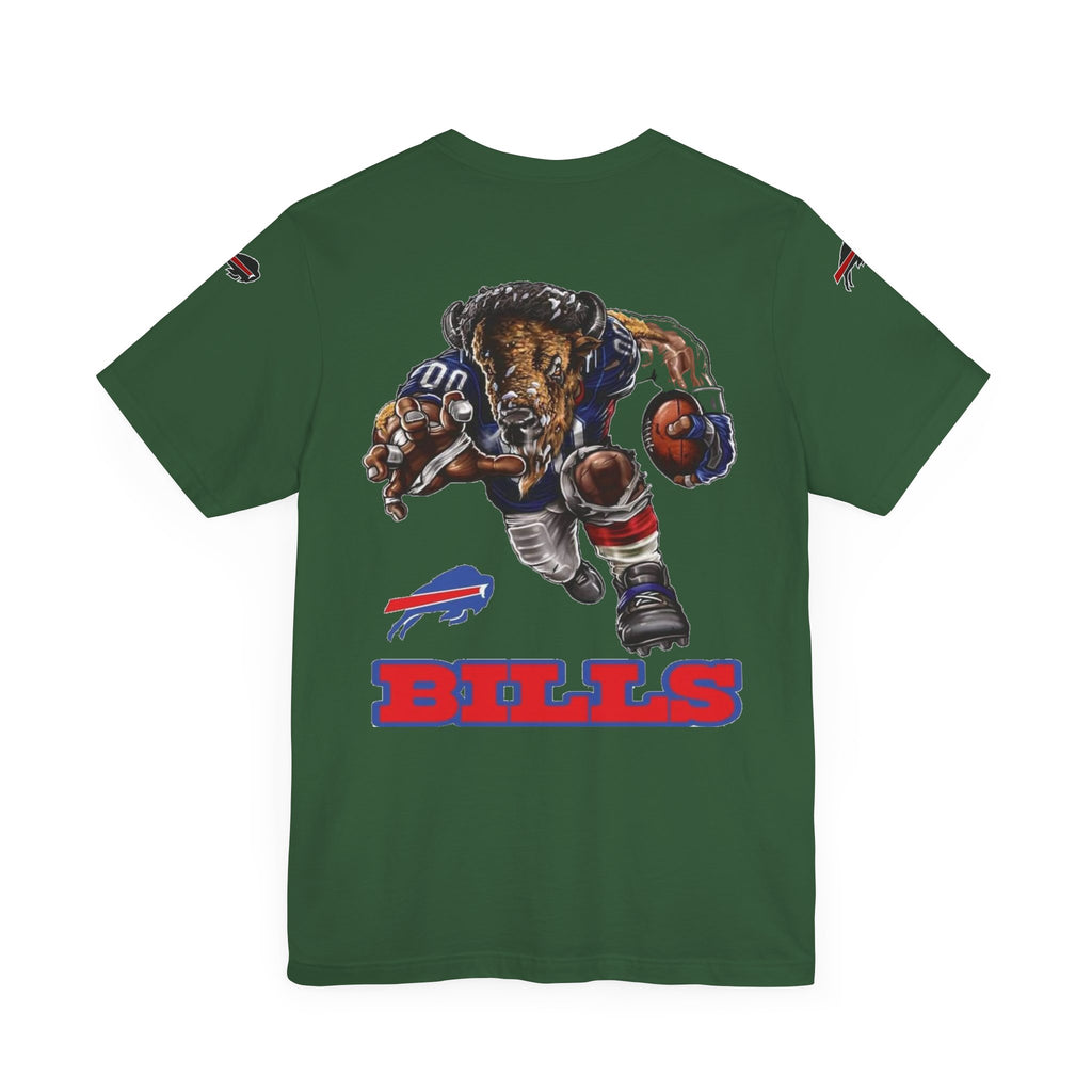 New York City & Bills Graphic Tee - Unisex Jersey Short Sleeve Shirt for Sports Fans