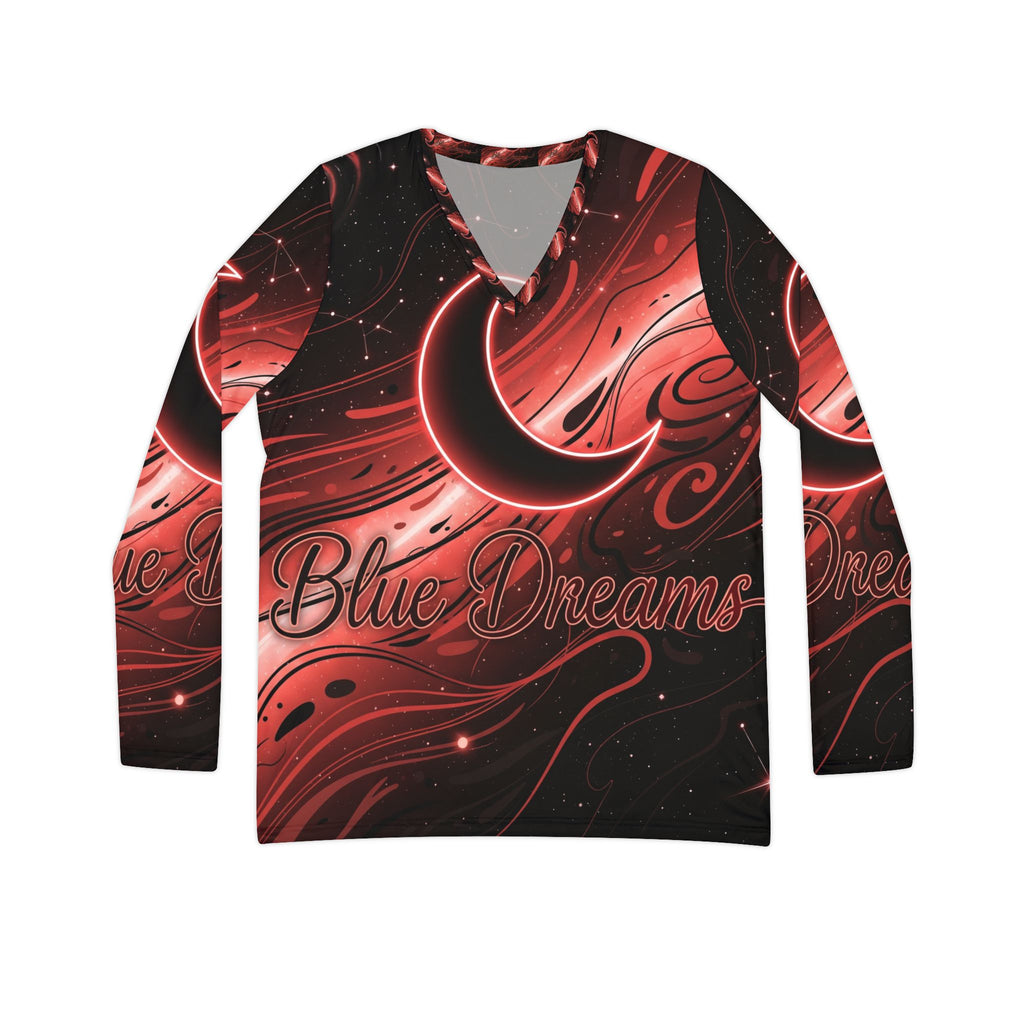 Women's Long Sleeve V-neck Shirt (AOP)