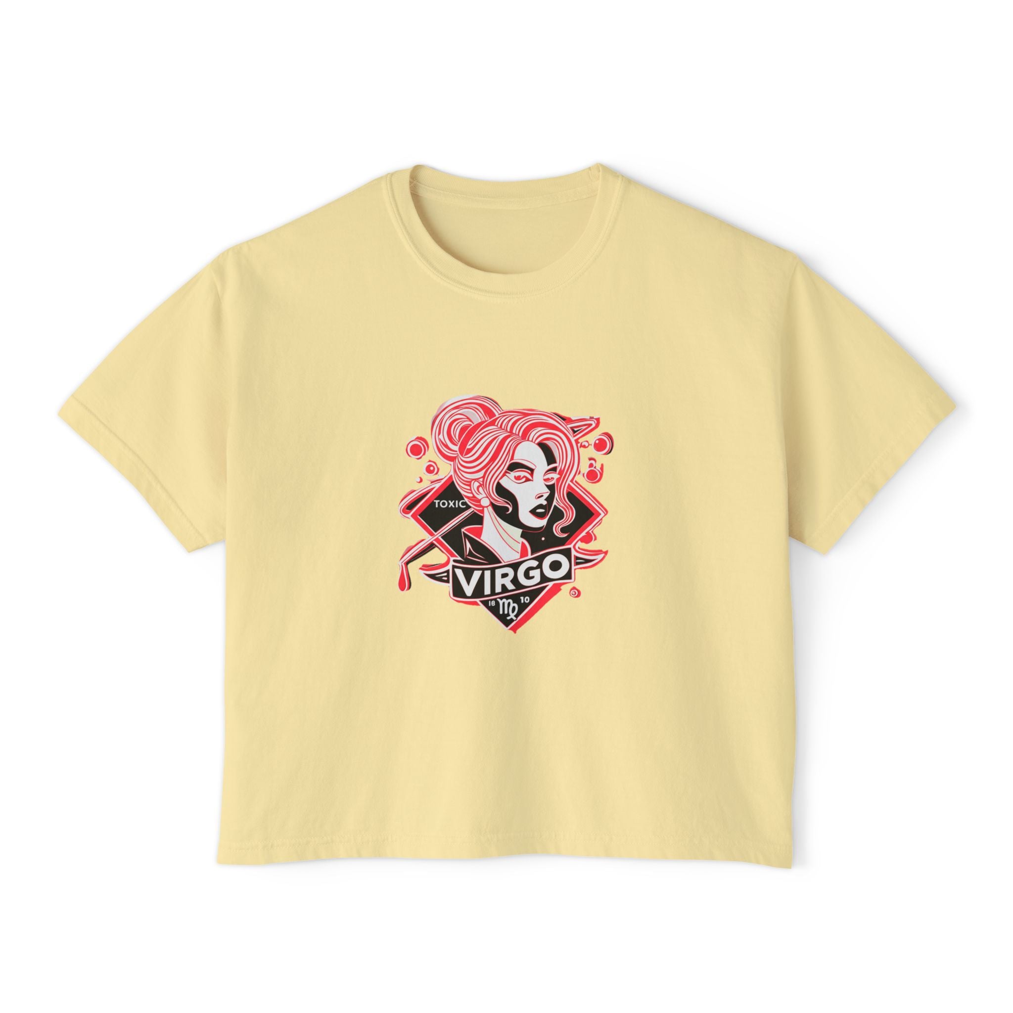 Virgo Zodiac Women's Boxy Tee, Astrology Shirt, Birth Month Gift, Casual Wear, Personalized Astrology Tee