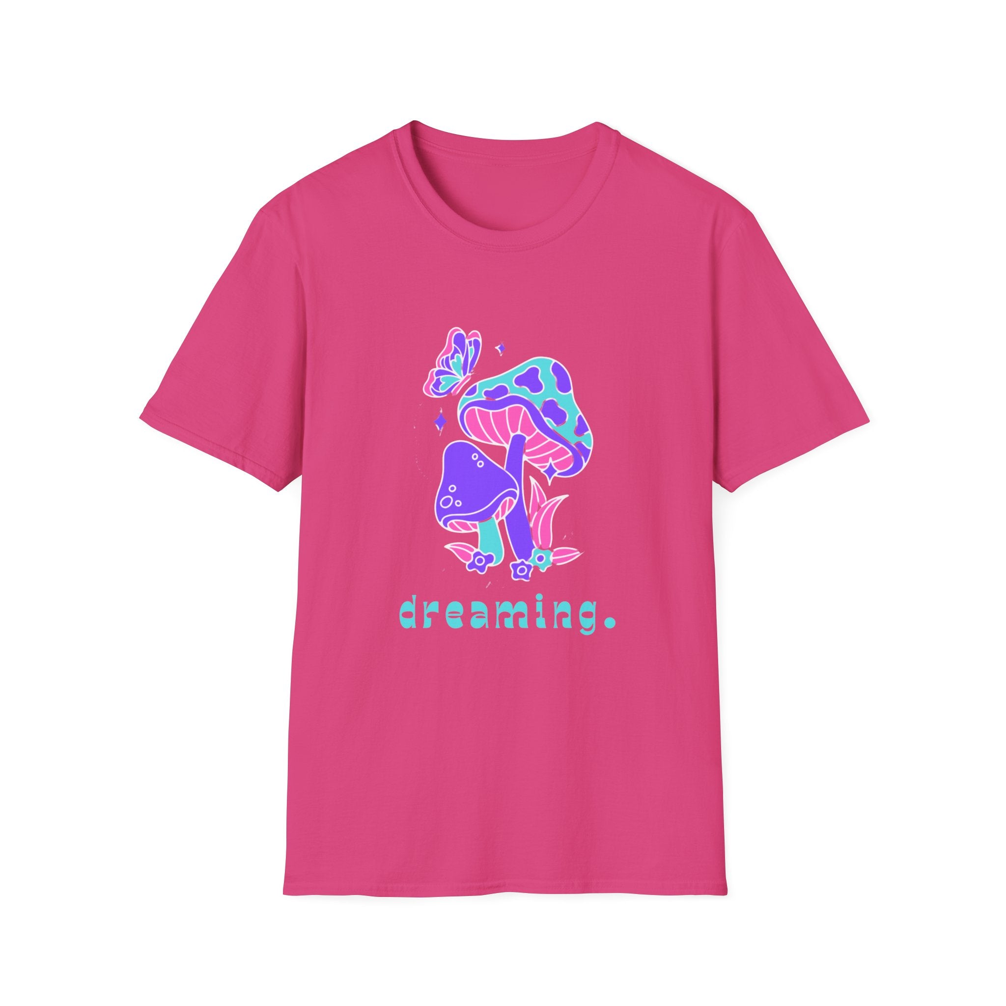 Dreamy Unisex Softstyle T-Shirt, Whimsical Shirt, Casual Wear, Nature Lover Gift, Eco-Friendly Tee, Unique Graphic Tee