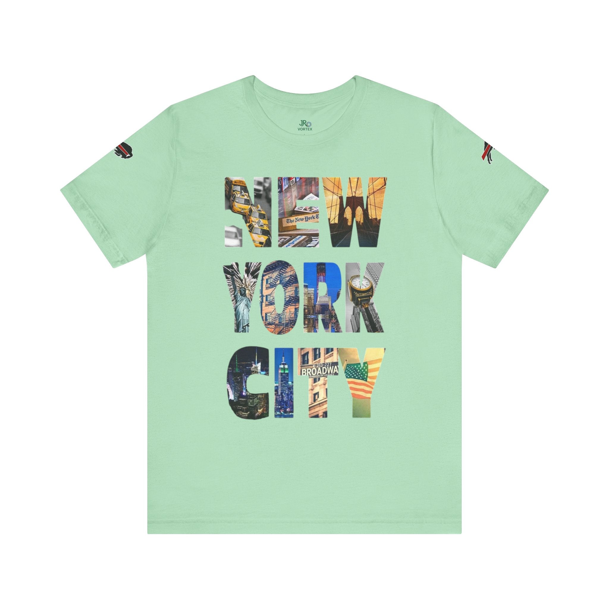 New York City & Bills Graphic Tee - Unisex Jersey Short Sleeve Shirt for Sports Fans