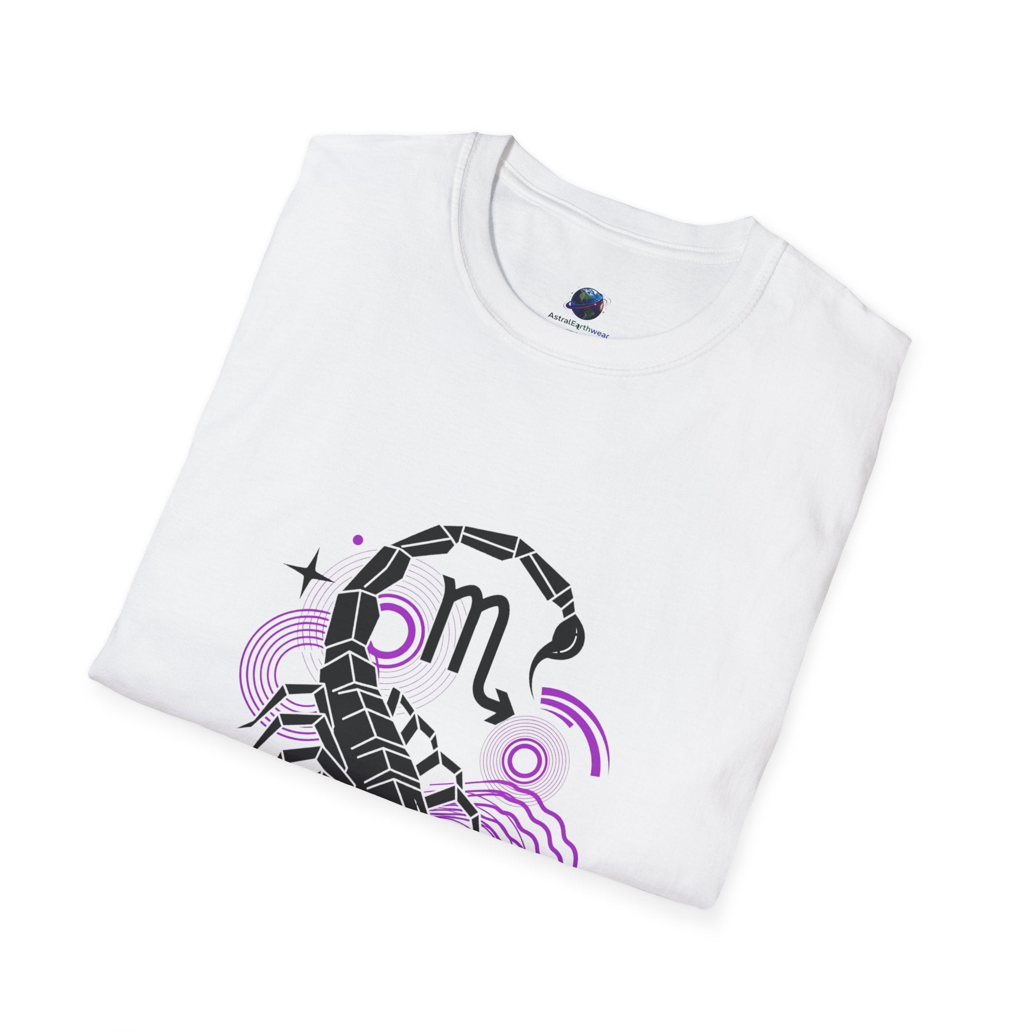 Scorpio Zodiac T-Shirt | Astrology Gift, Horoscope Tee, Unisex Softstyle Shirt, Birthday Present, Horoscope Apparel
