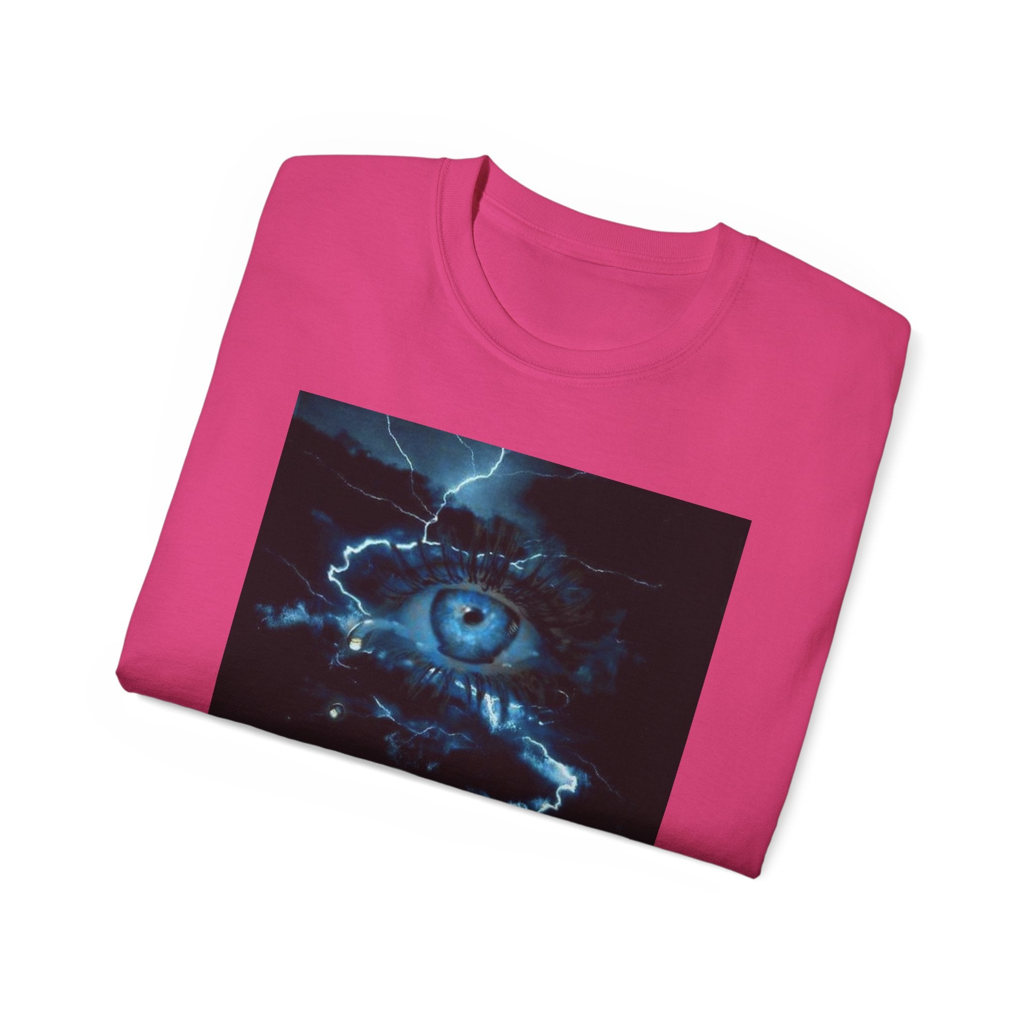 Mystical Eye Graphic Tee, Unisex Cotton T-Shirt, Spiritual Shirt, Casual Wear for Art Lovers, Gift for Birthdays, Festivals