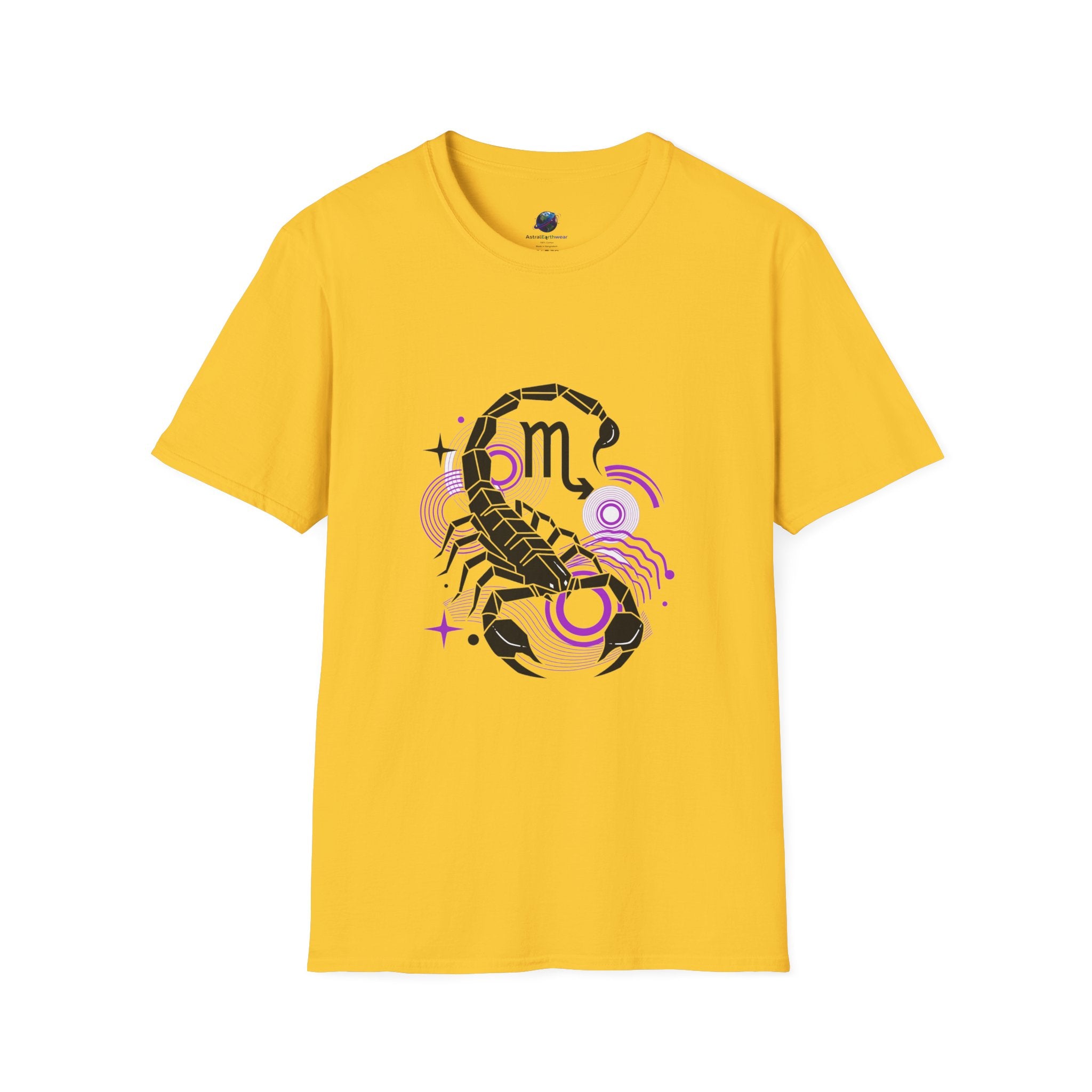 Scorpio Zodiac T-Shirt | Astrology Gift, Horoscope Tee, Unisex Softstyle Shirt, Birthday Present, Horoscope Apparel