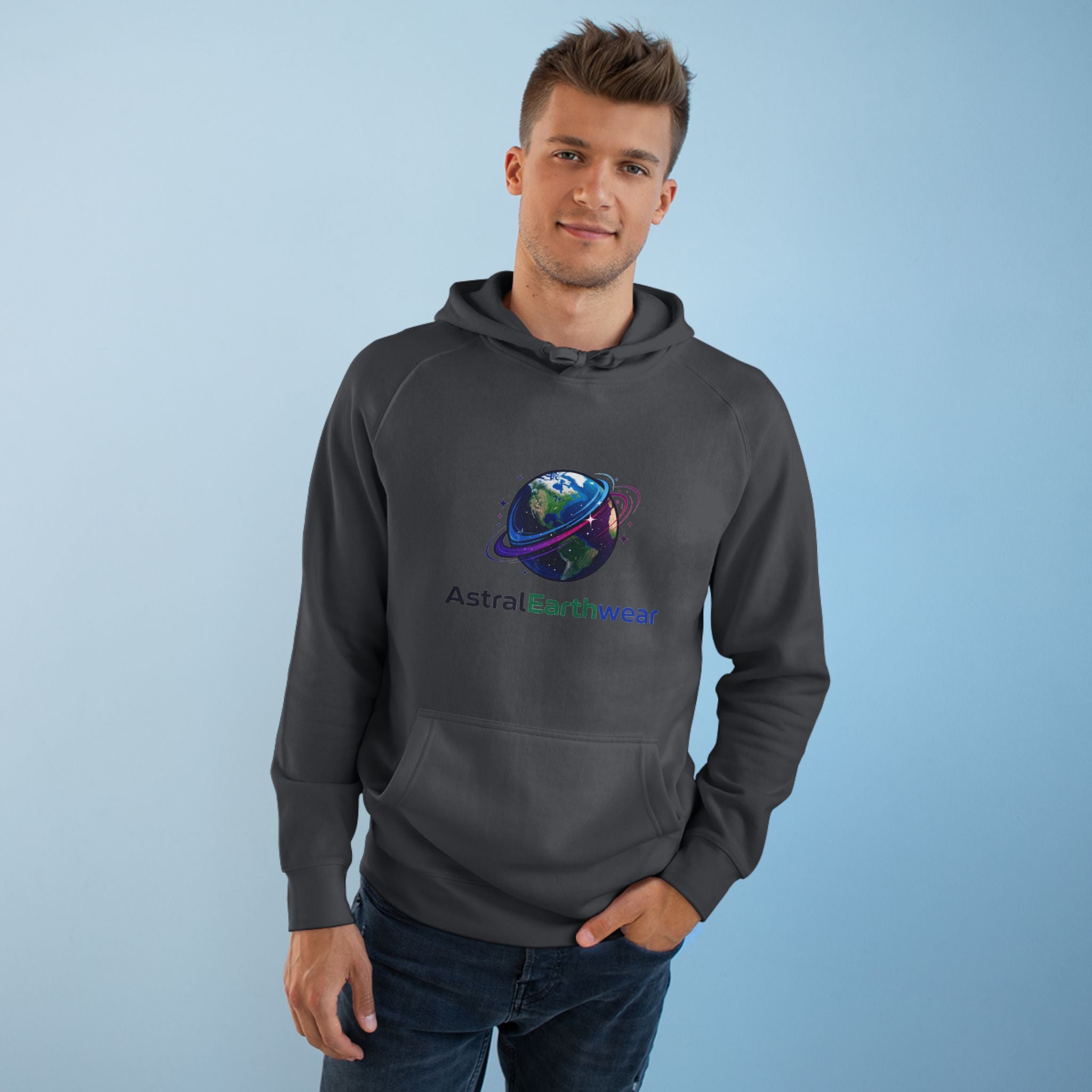 Astral Earth Hoodie - Unisex, Trendy Graphic Sweatshirt for Nature Lovers, Cozy Casual Wear for Festivals, Perfect Gift