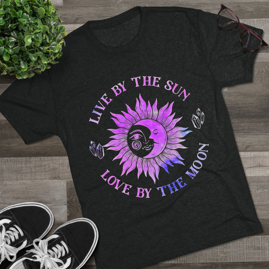 Live By The Sun, Love By The Moon T-Shirt, Unisex Graphic Tee, Astrology Shirt, Spiritual Apparel, Gift for Star Lovers