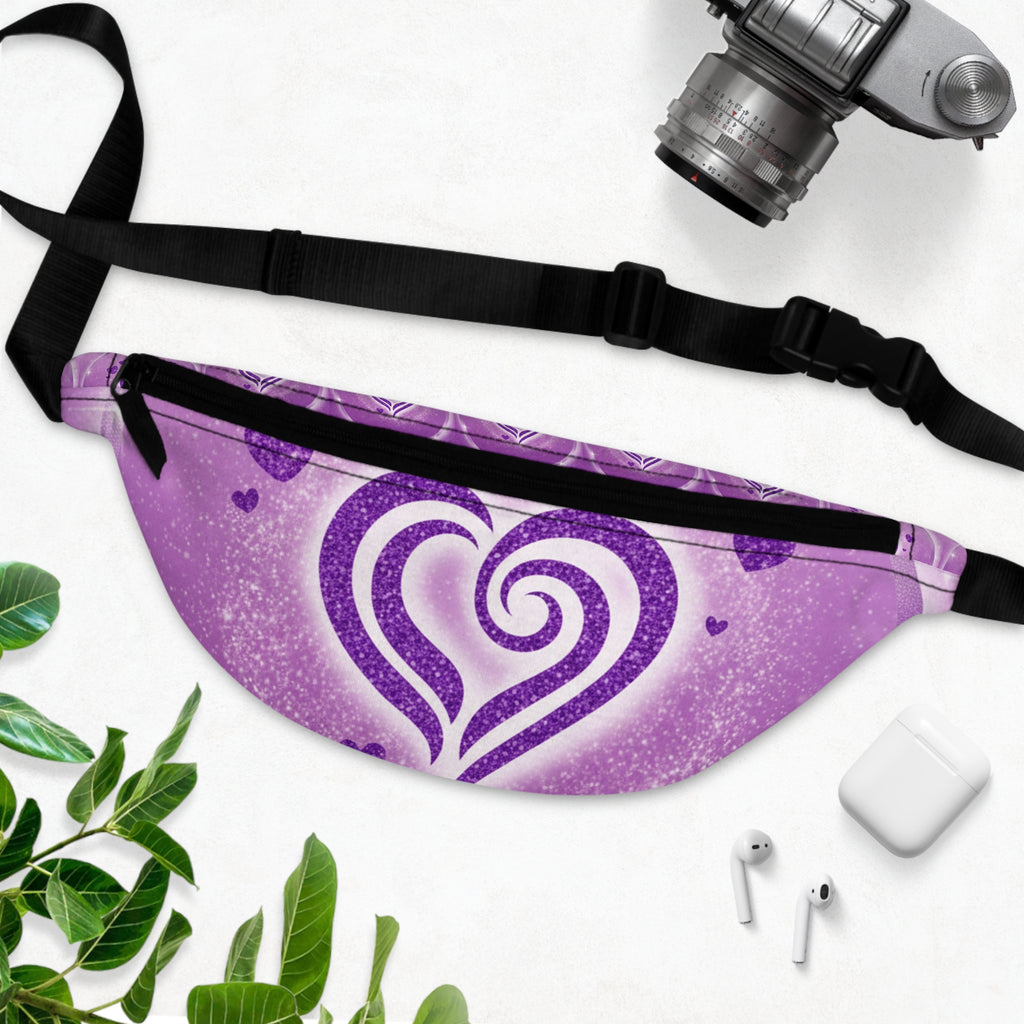 Heart Pattern Fanny Pack - Cute Festival Bag, Everyday Use, Gift, Travel Accessory, Love Design
