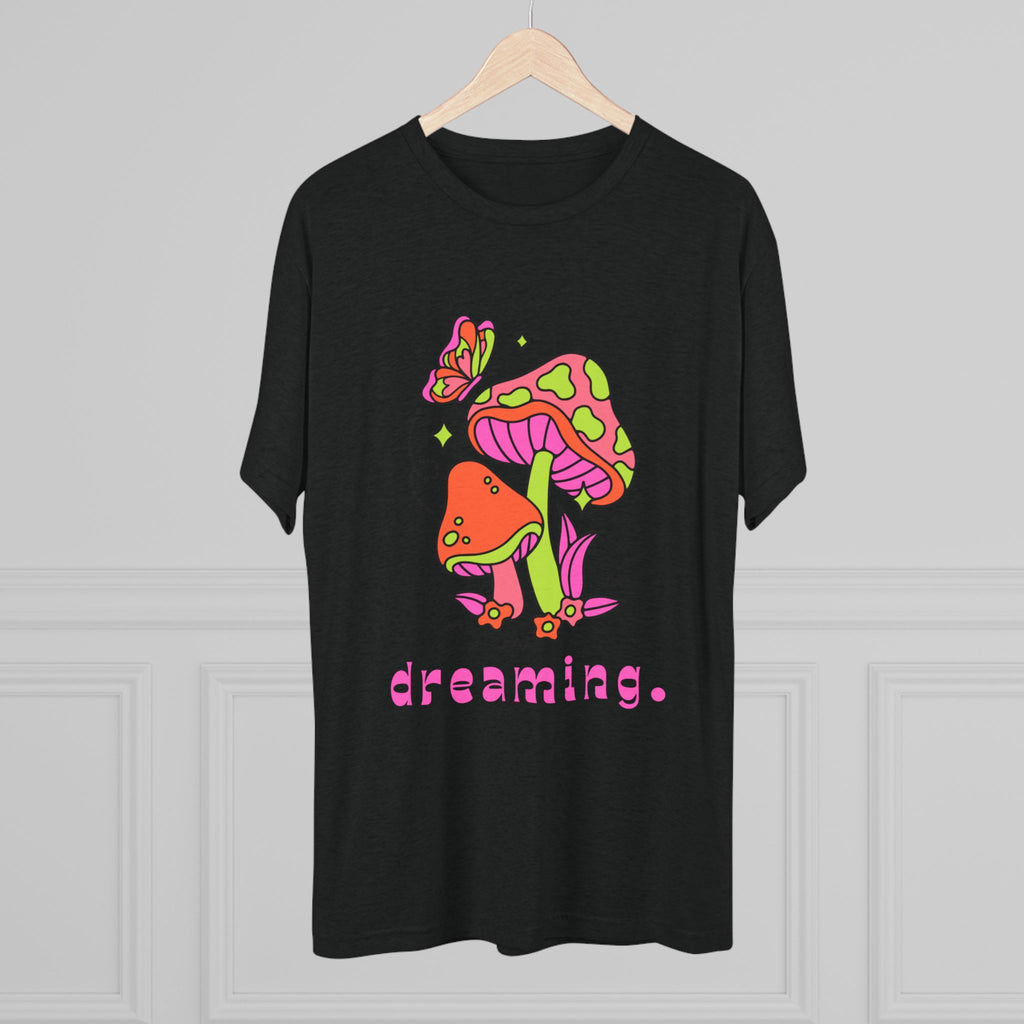 Dreamy Mushroom Unisex Tee, Cute Graphic Tee, Gifts for Dreamers, Casual Wear, Nature Lover's Apparel, Festival T-Shirt
