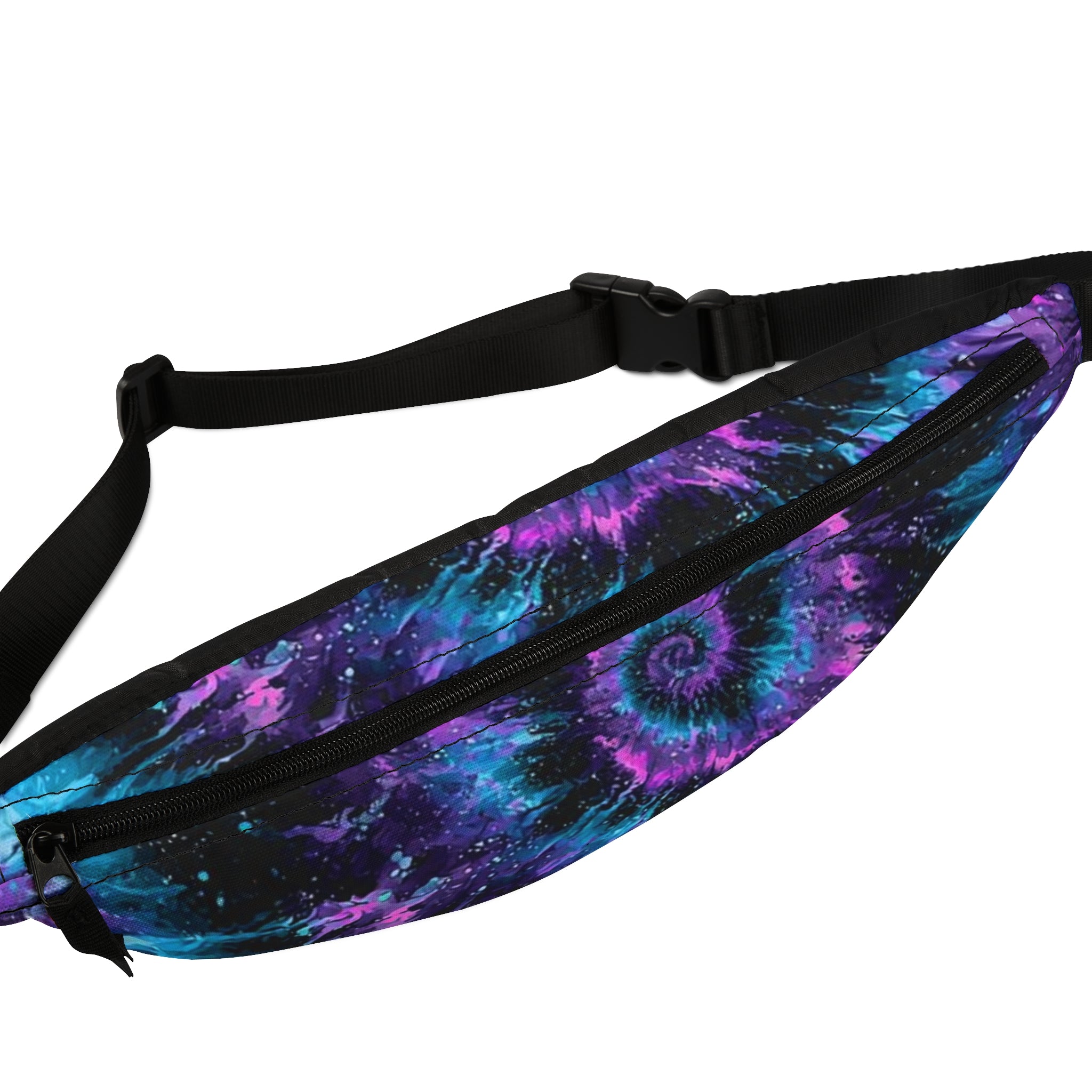 Colorful Tie-Dye Fanny Pack, Boho Bag, Festival Accessory, Travel Essentials, Outdoor Gear, Vibrant Waist Bag
