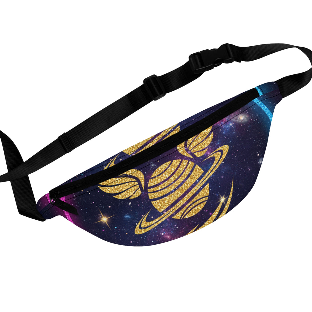 Celestial Glitter Fanny Pack | Galaxy Waist Bag for Festivals, Sports, Travel, Party, Gifts
