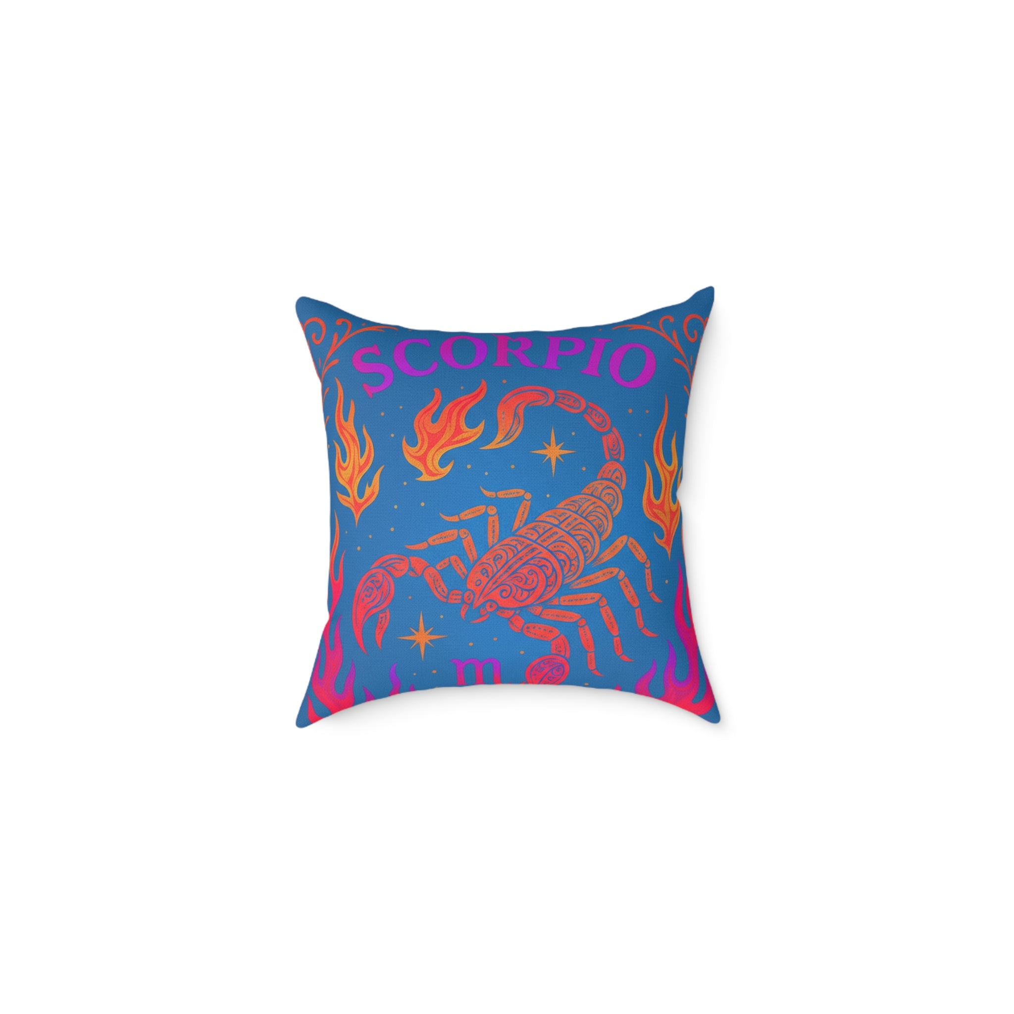Scorpio Zodiac Pillow - Boho Astrological Decor for Home, Astrology Gift, Throw Pillow for Scorpios, Celestial Home Accent