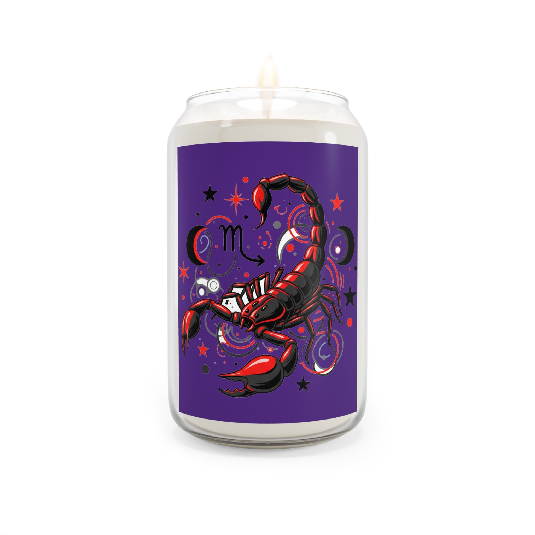 Scented Soy Candle with Scorpion Design, Zodiac Decor, Astrology Gift, Home Fragrance, Unique Candle for All Occasions