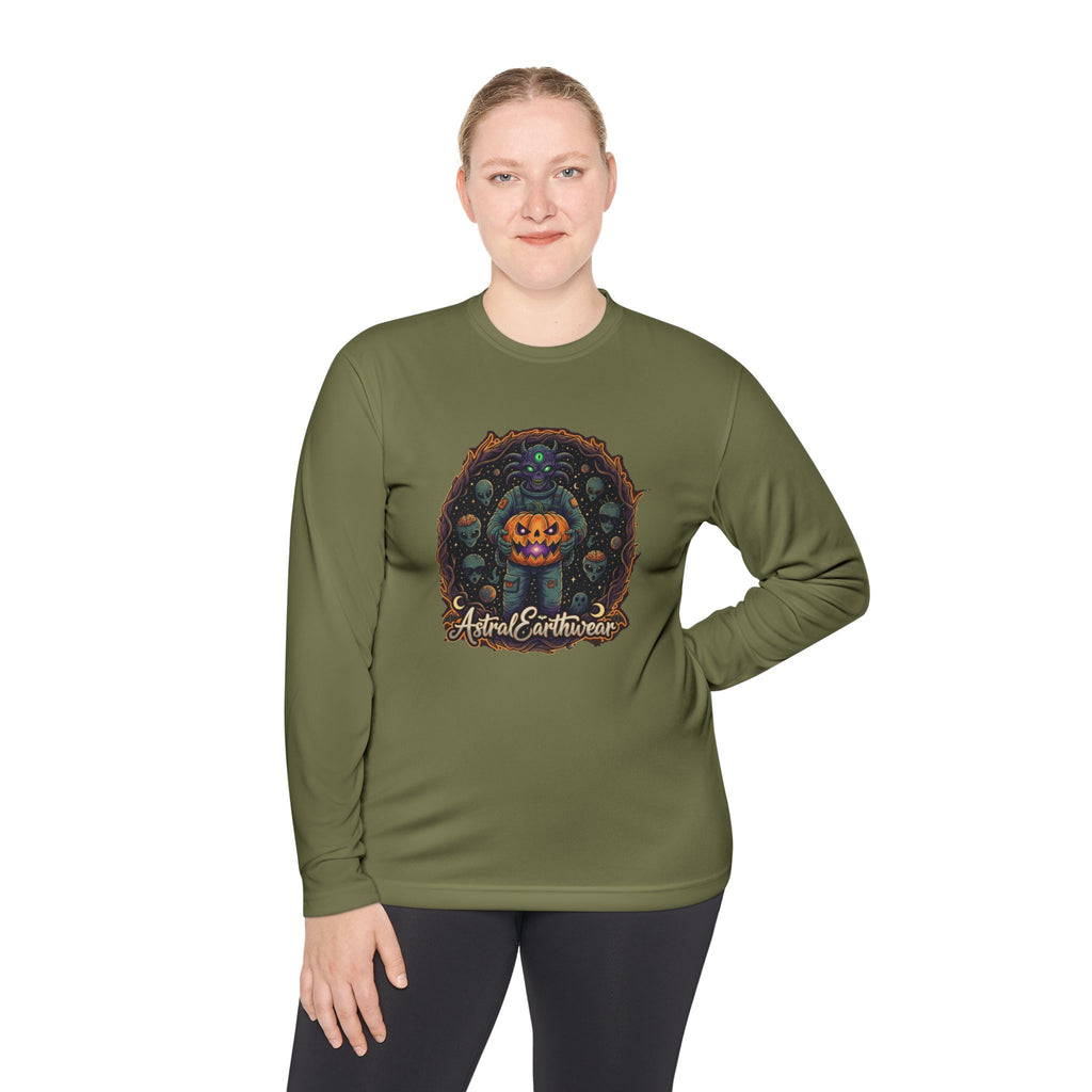 Autumn Vibes Long Sleeve Tee - Cozy Unisex Shirt, Fall Fashion, Halloween Ready, Perfect Gift for Pumpkin Lovers, Seasonal Comfort