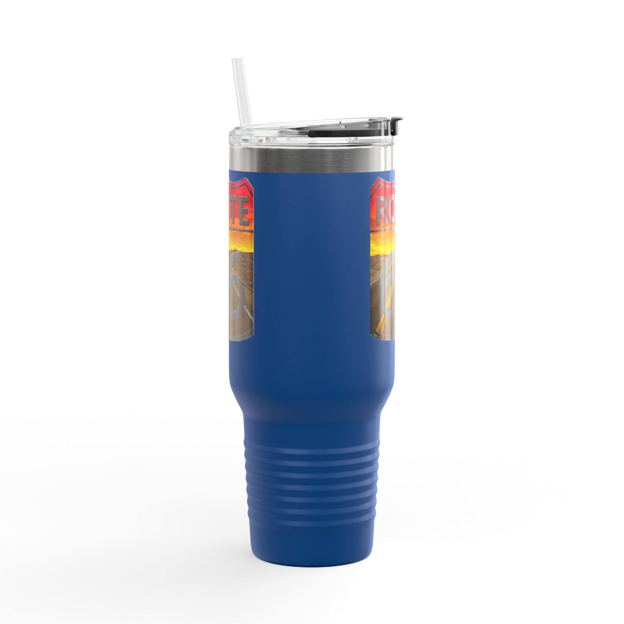 Route 66 Insulated Travel Mug - 40oz Adventure Cup for Road Trips