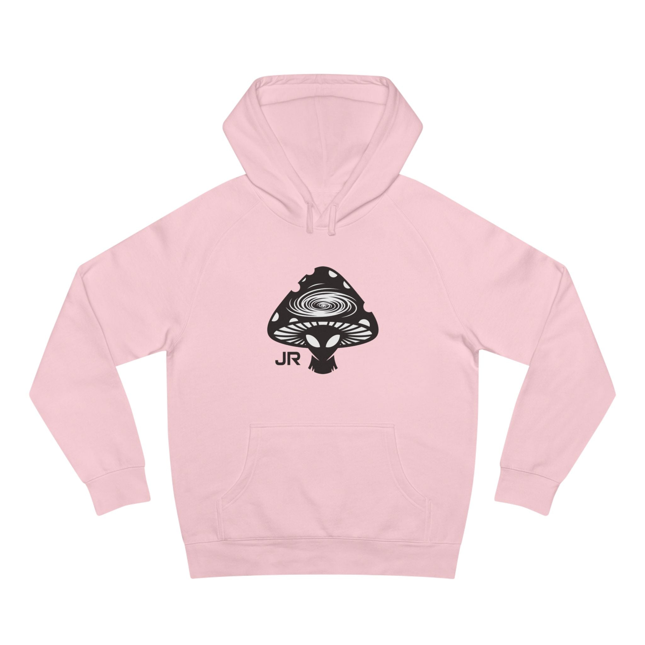 Cosmic Mushroom Unisex Hoodie, Planetary Vibes Sweatshirt, Psychedelic Gift for Nature Lovers, Unique Apparel for Festivals