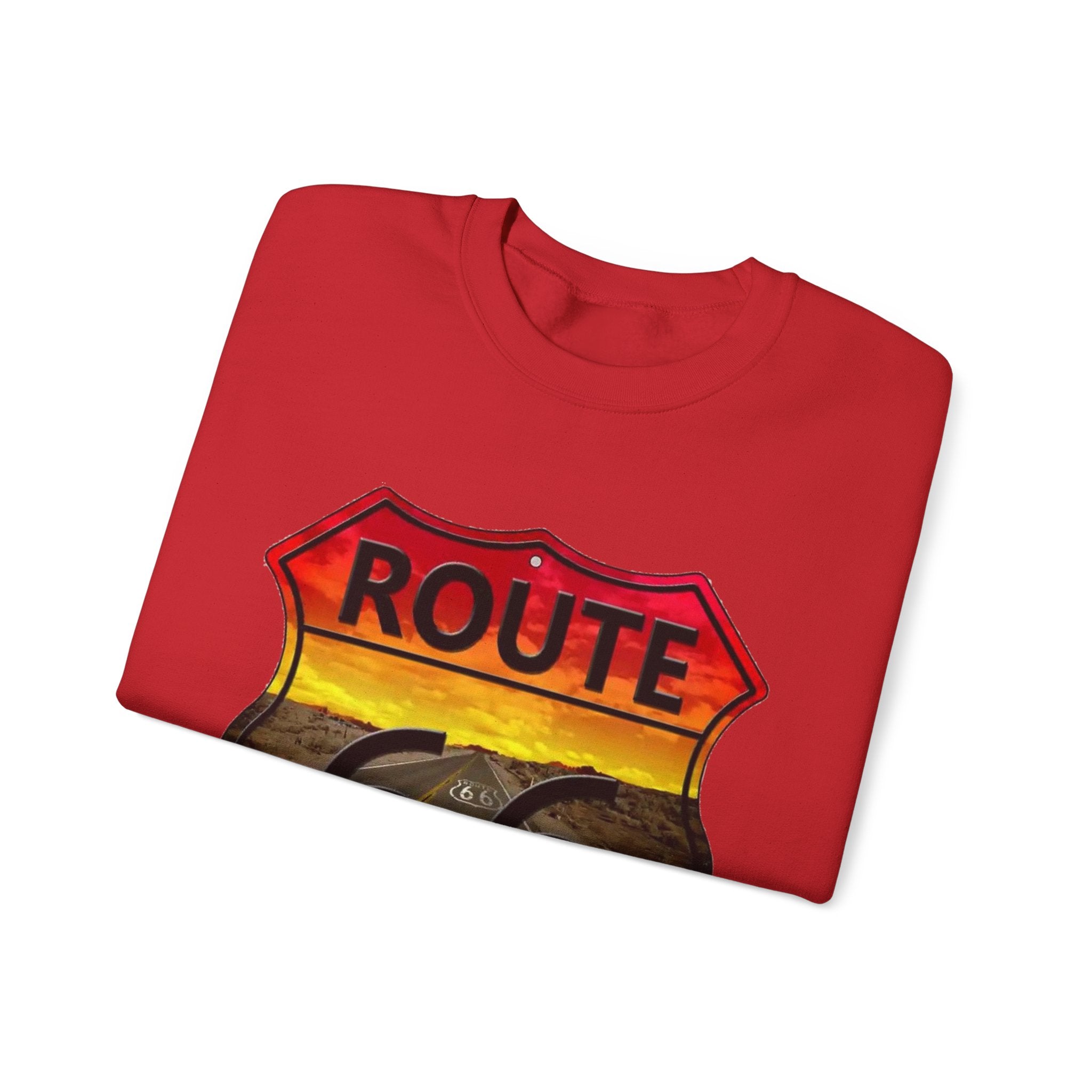 Route 66 Adventure Crewneck Sweatshirt - Unisex Heavy Blend™