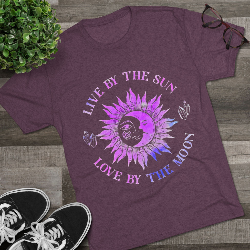 Live By The Sun, Love By The Moon T-Shirt, Unisex Graphic Tee, Astrology Shirt, Spiritual Apparel, Gift for Star Lovers