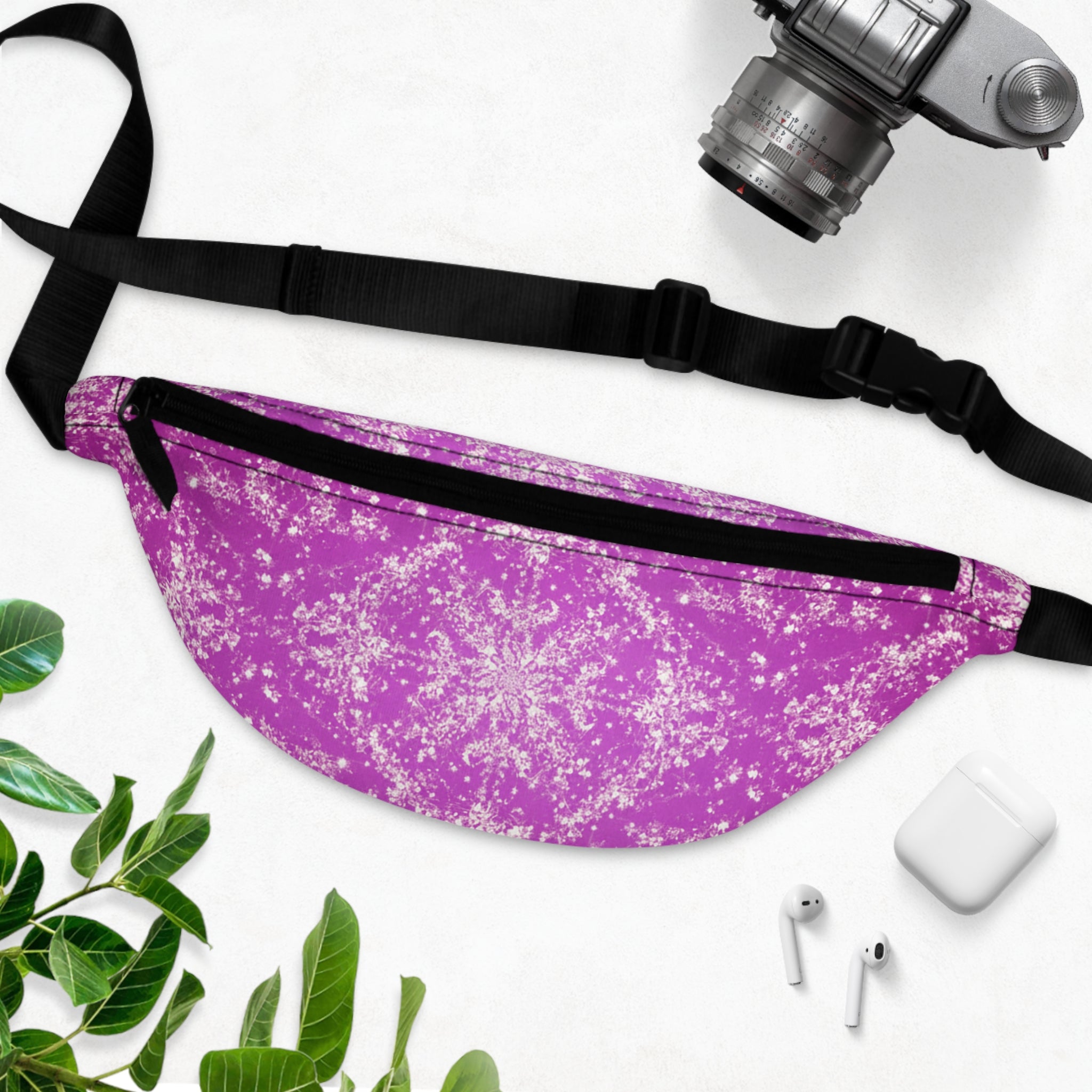 Trendy Purple Fanny Pack | Cute Adjustable Waist Bag for Festivals, Travel, Outdoor Adventures, Gift for Her, Everyday Use