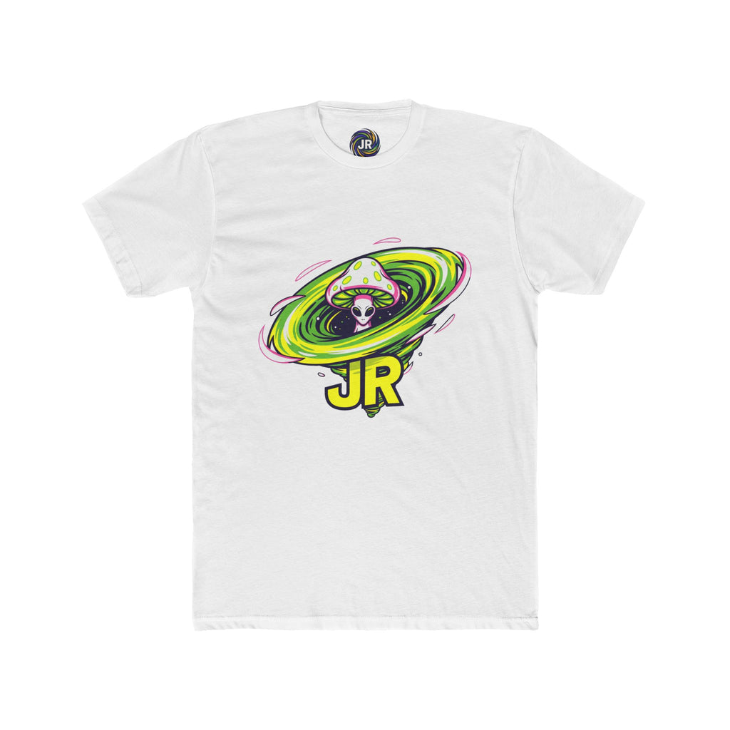 Vibrant Alien Graphic Tee, Unisex Cotton Crew Shirt, Fun Casual Wear, Perfect for Parties, Gifts for Sci-Fi Lovers, Summer Fashion