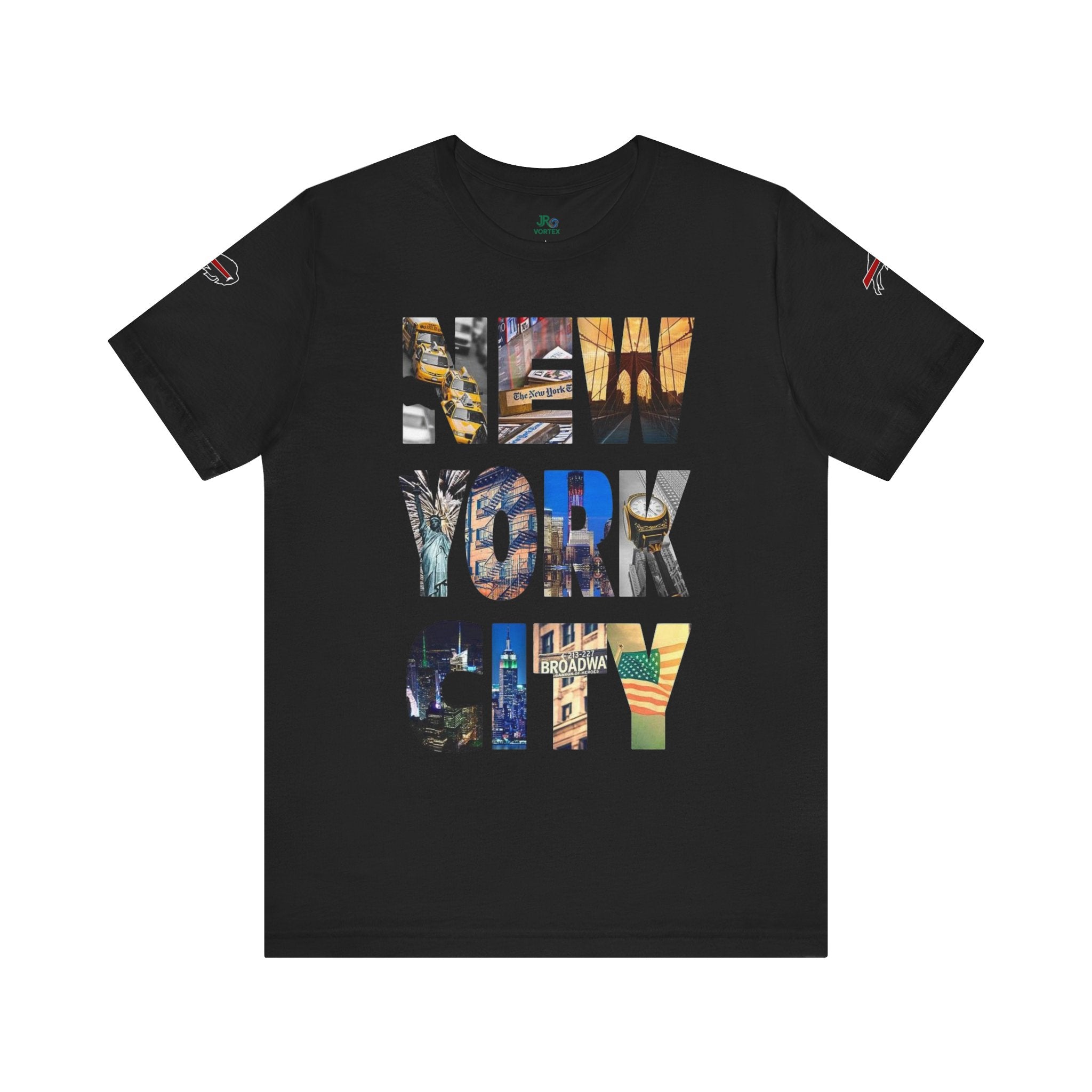 New York City & Bills Graphic Tee - Unisex Jersey Short Sleeve Shirt for Sports Fans