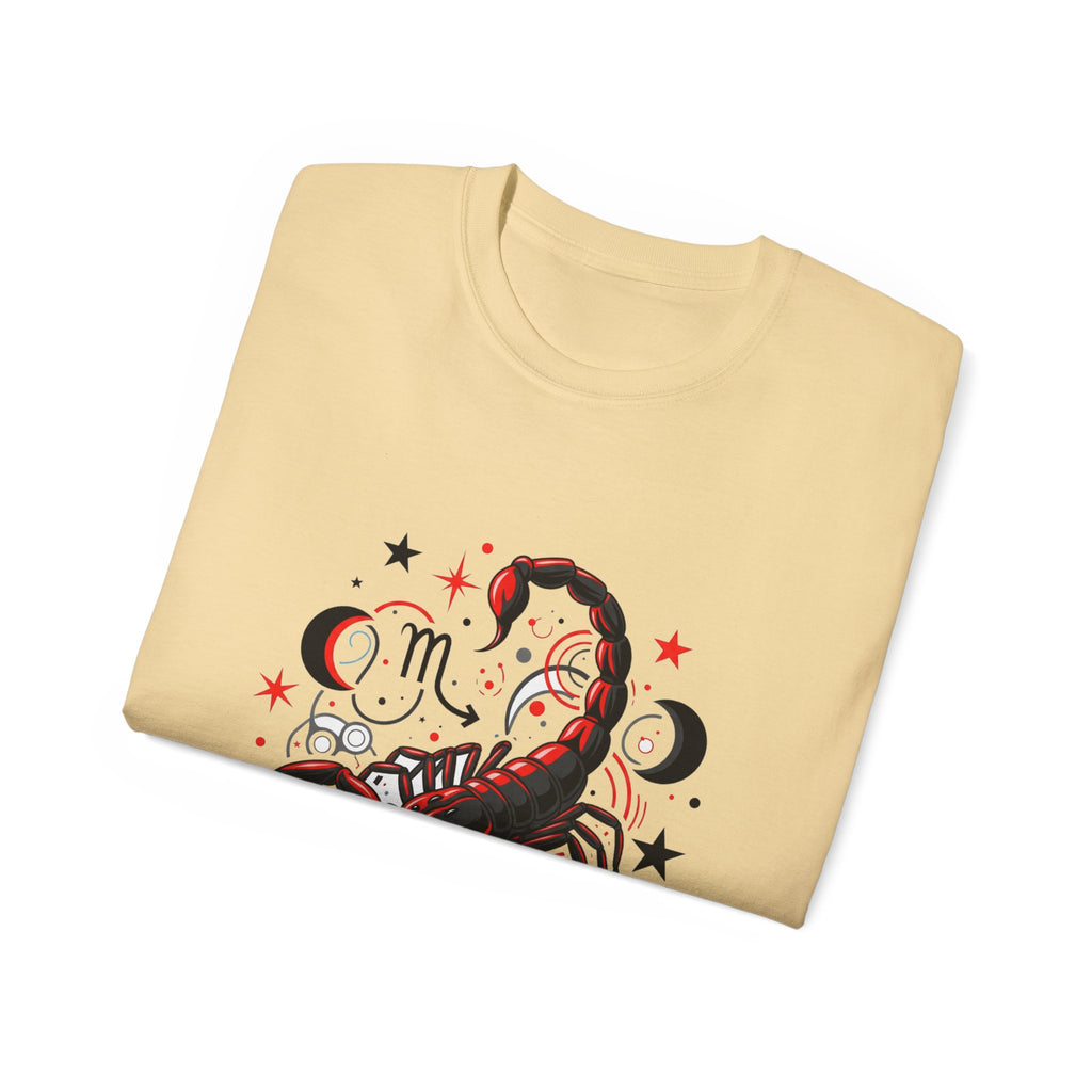 Scorpio Zodiac Tee - Unisex Cotton Shirt, Astrology Gift, Horoscope Tee, Birthday Present, Celestial Apparel