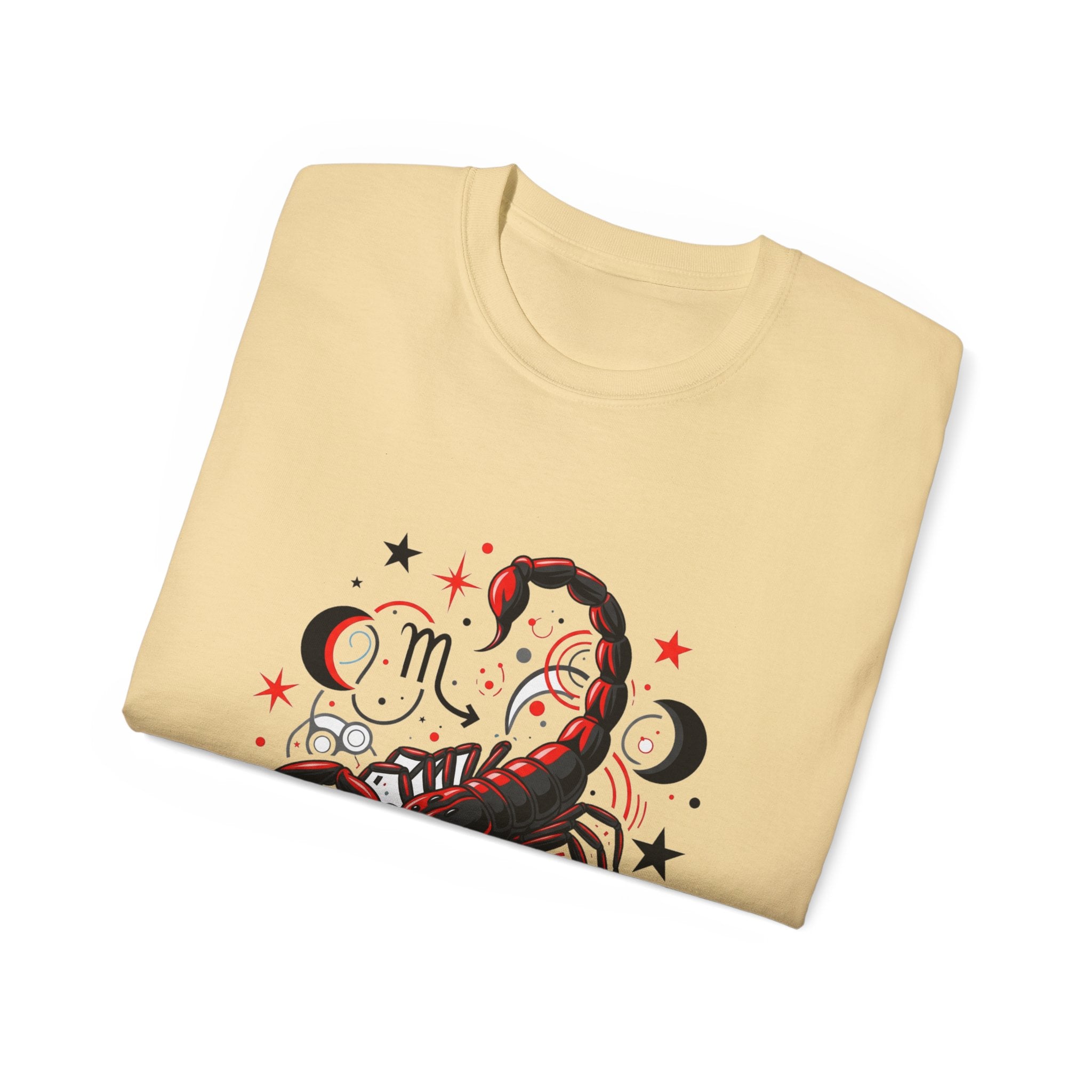 Scorpio Zodiac Tee - Unisex Cotton Shirt, Astrology Gift, Horoscope Tee, Birthday Present, Celestial Apparel