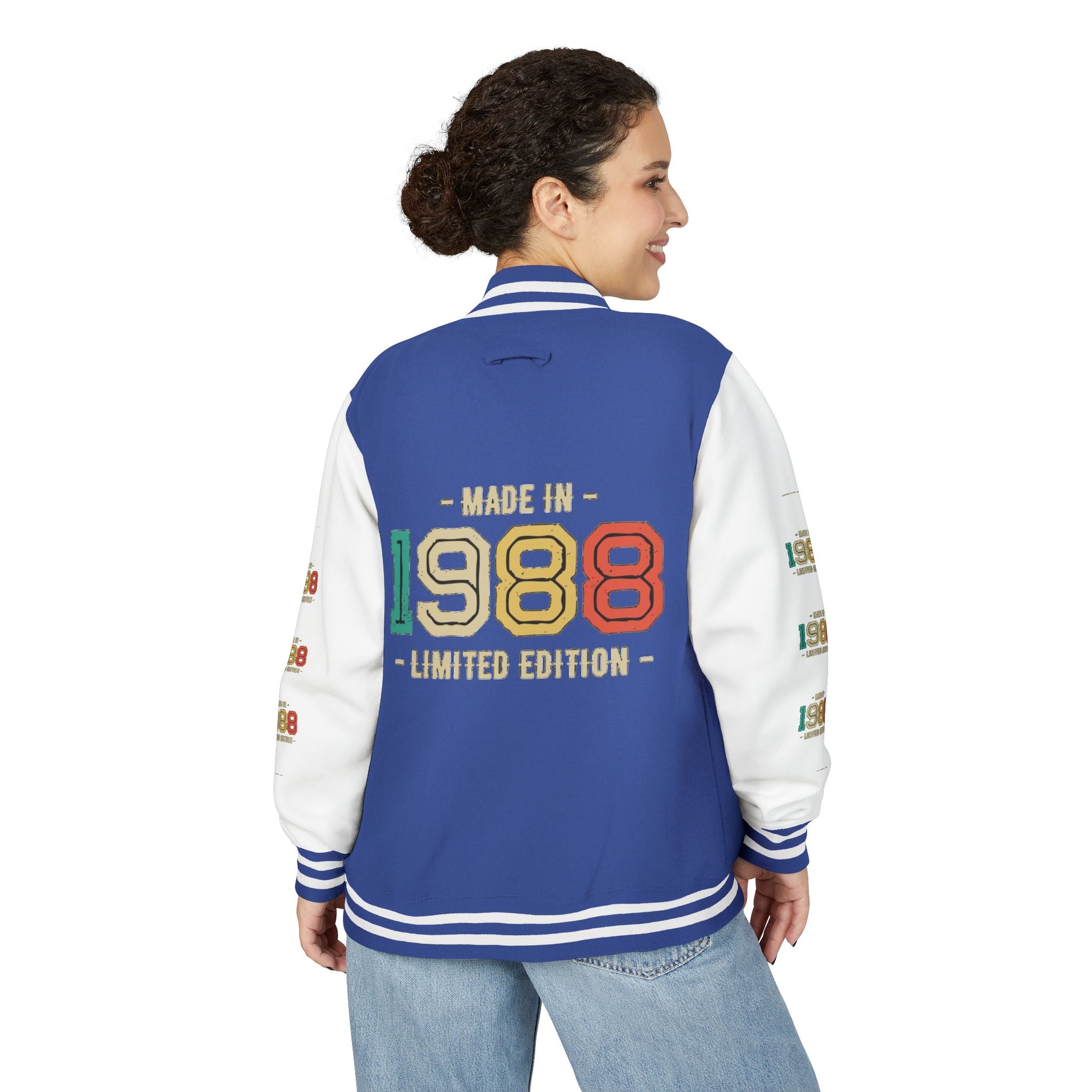 Unisex Heavyweight Letterman Jacket - Nostalgia & Comfort for 1980s Lovers, Perfect for Cozy Nights, Gifts for Birthdays, Class [...]