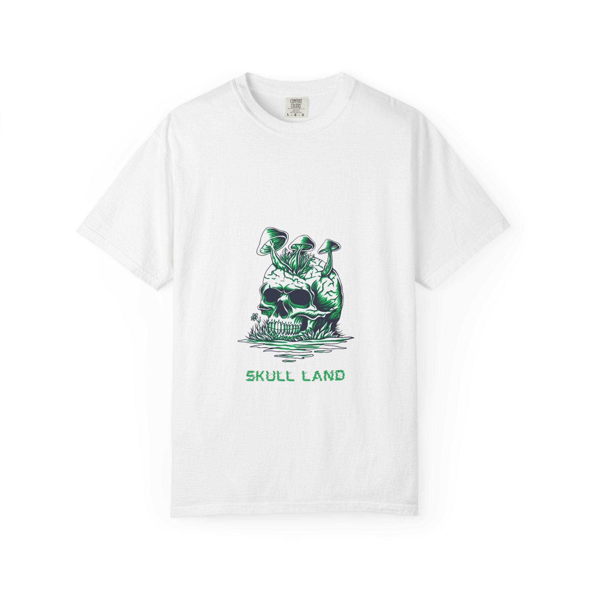 Unisex Skull Land T-Shirt - Cool Design for Eco-Conscious Trendsetters