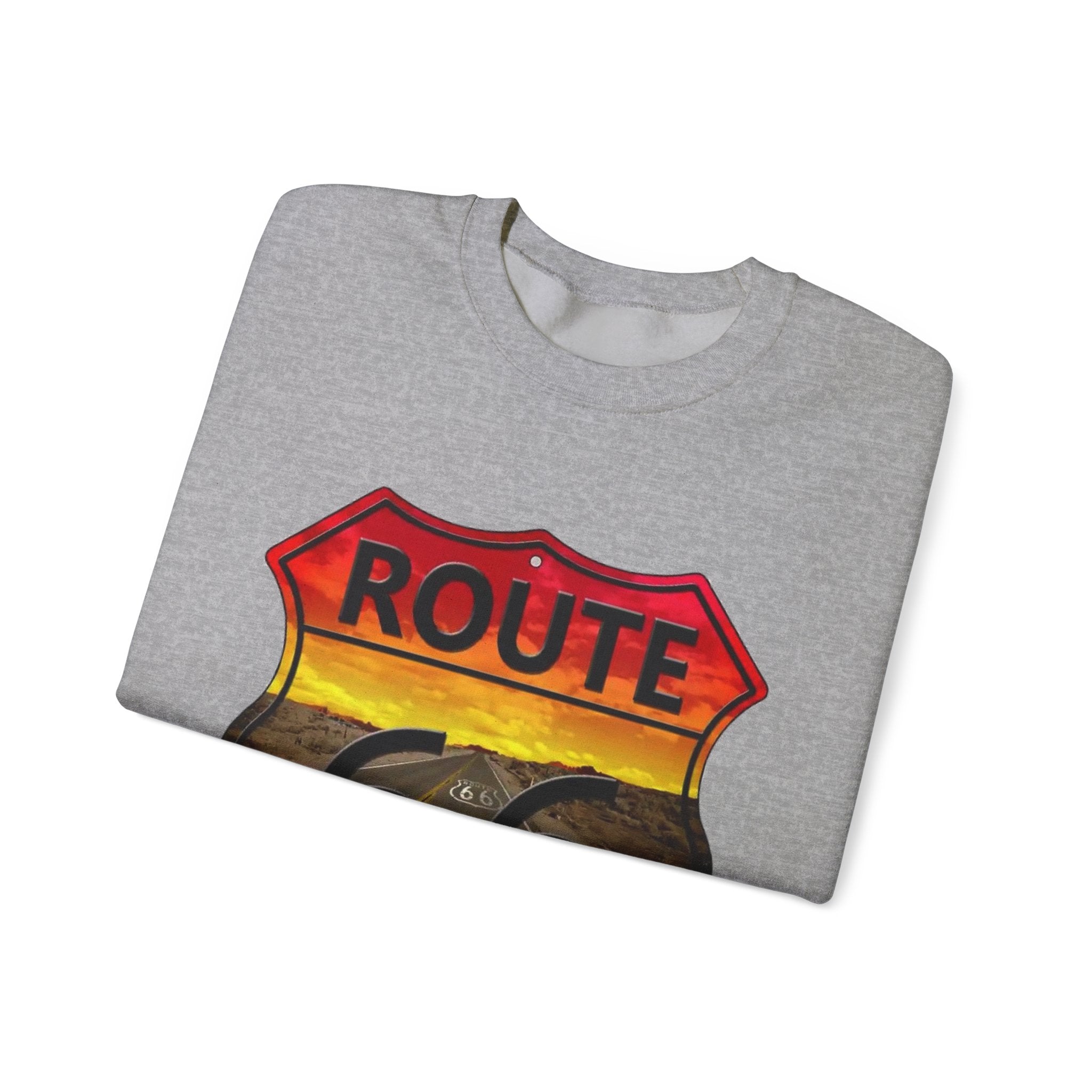 Route 66 Adventure Crewneck Sweatshirt - Unisex Heavy Blend™