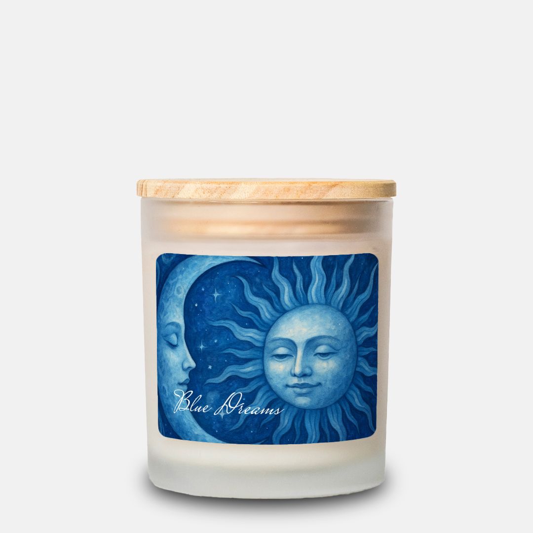 Candle Frosted Glass (Hand Poured 11 oz)