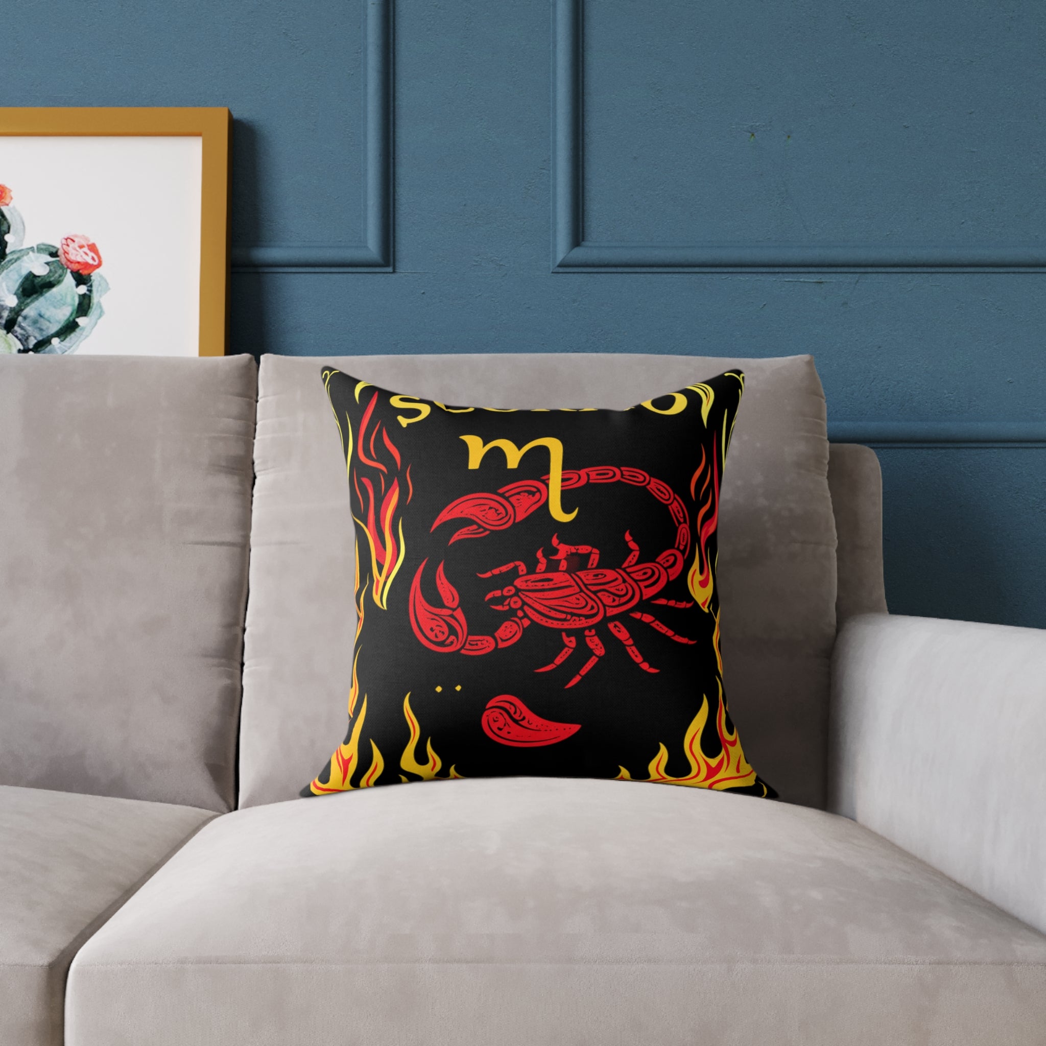Zodiac Scorpion Pillow
