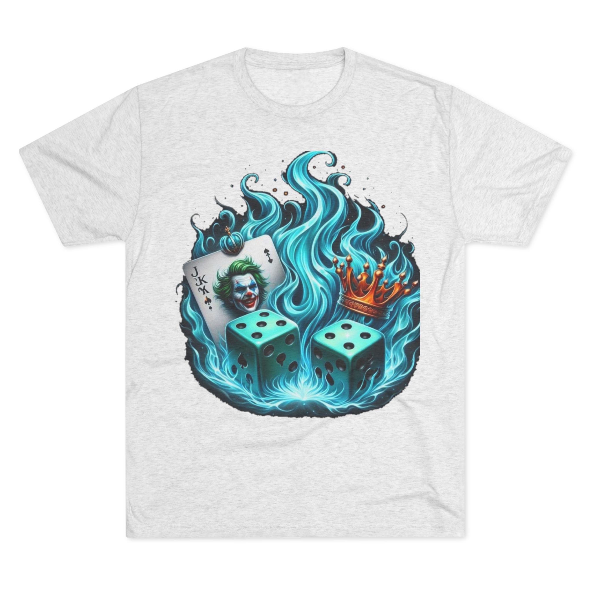 Gaming-Inspired Crew Tee: Joker Design, Cool Graphic T-Shirt, Casual Wear for Gamers, Perfect Gift for Game Night, Unique Collectible