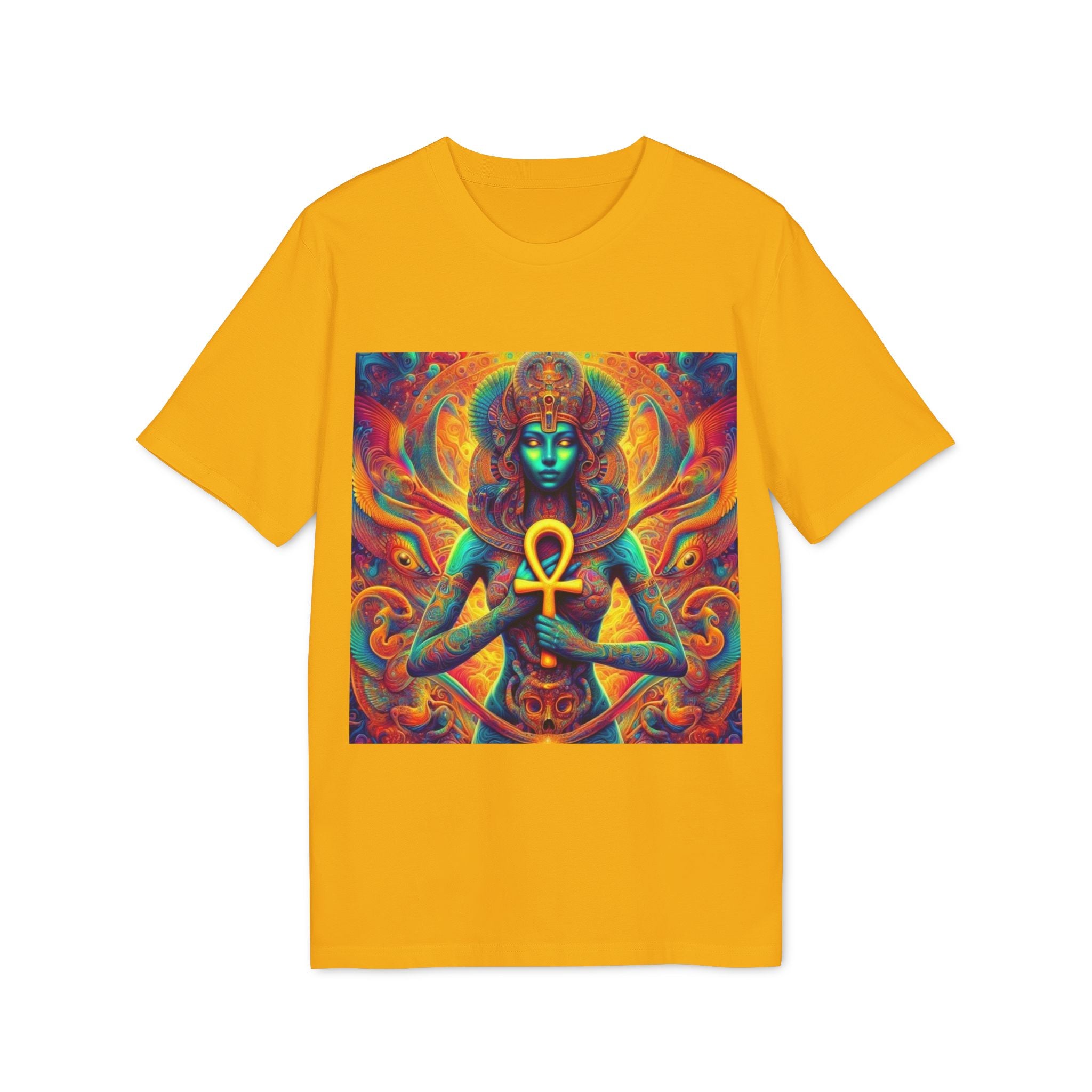 Vibrant Goddess Graphic T-Shirt, Spiritual Tee for Art Lovers, Festival Wear, Holistic Lifestyle, Unisex Bohemian Top, Unique Gift Idea