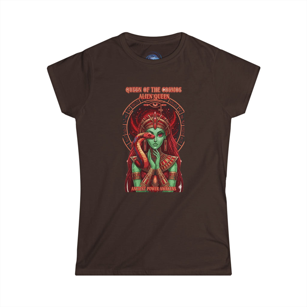 Queen of the Cosmos Women's Softstyle Tee, Celestial Graphic Tee, Astrology Shirt, Gift for Her, Festival Wear, Unique Astrology Apparel