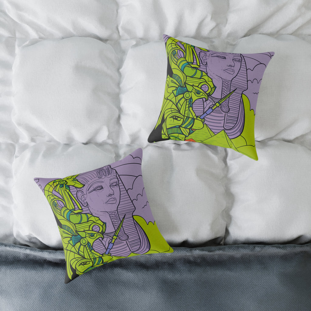 Square Poly Canvas Pillow