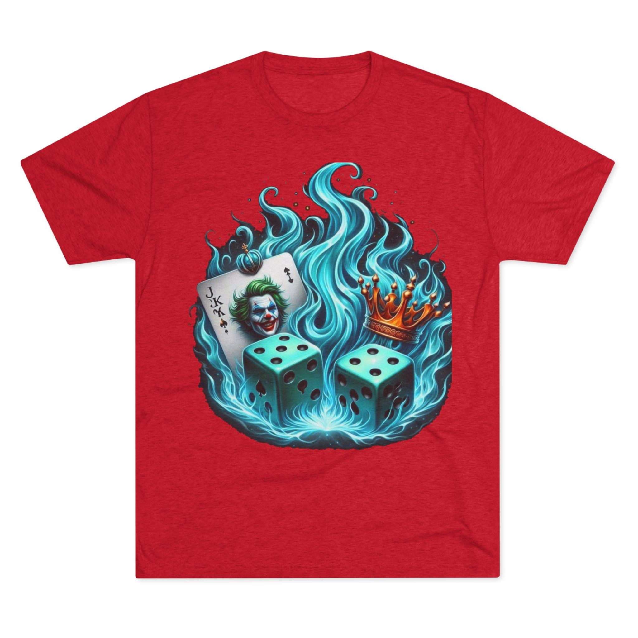 Gaming-Inspired Crew Tee: Joker Design, Cool Graphic T-Shirt, Casual Wear for Gamers, Perfect Gift for Game Night, Unique Collectible