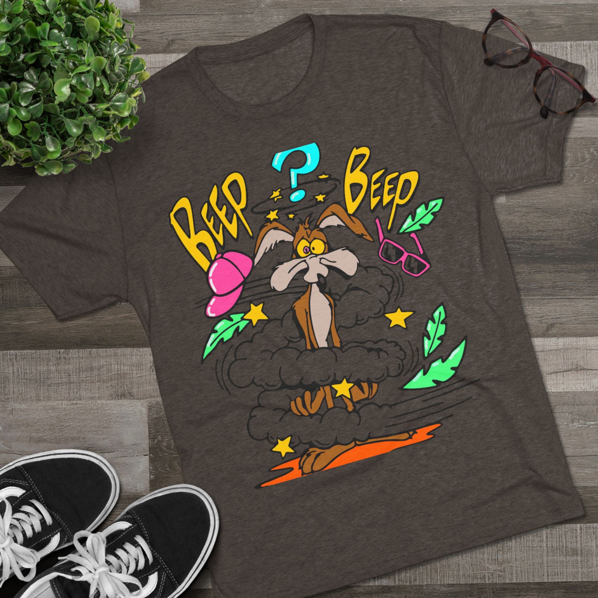 Fun Cartoon Tee, Comfy Graphic T-Shirt, Unisex Humor Shirt, Cute Animal Design Top, Gift for Animal Lovers