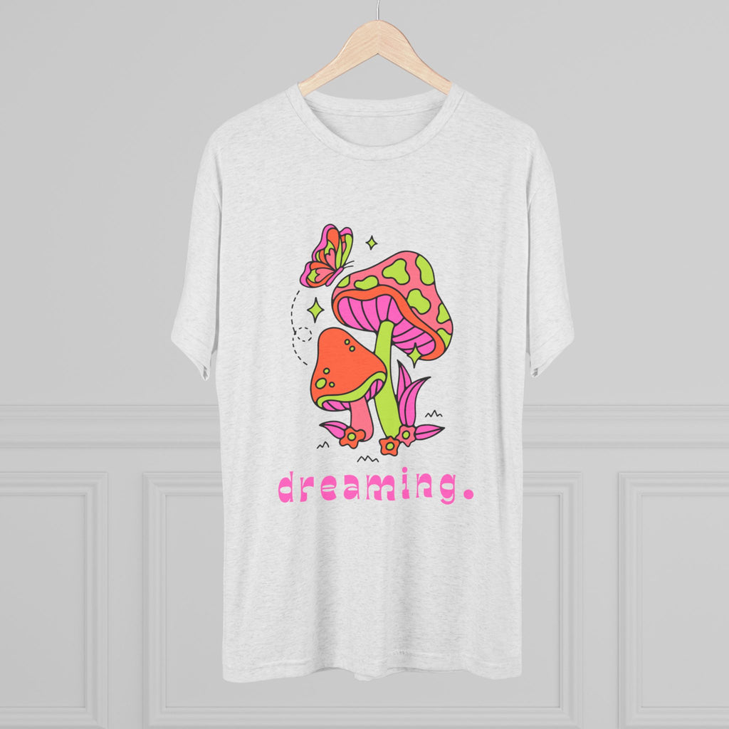 Dreamy Mushroom Unisex Tee, Cute Graphic Tee, Gifts for Dreamers, Casual Wear, Nature Lover's Apparel, Festival T-Shirt