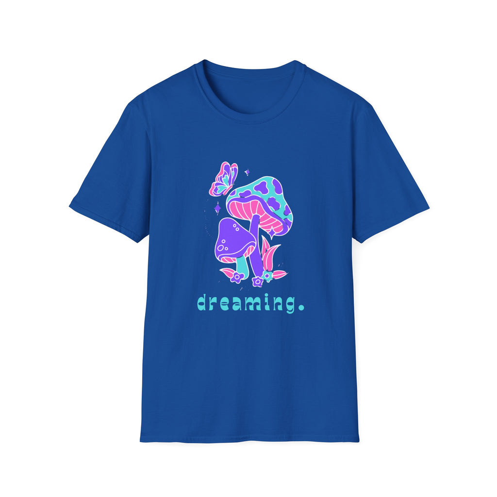 Dreamy Unisex Softstyle T-Shirt, Whimsical Shirt, Casual Wear, Nature Lover Gift, Eco-Friendly Tee, Unique Graphic Tee