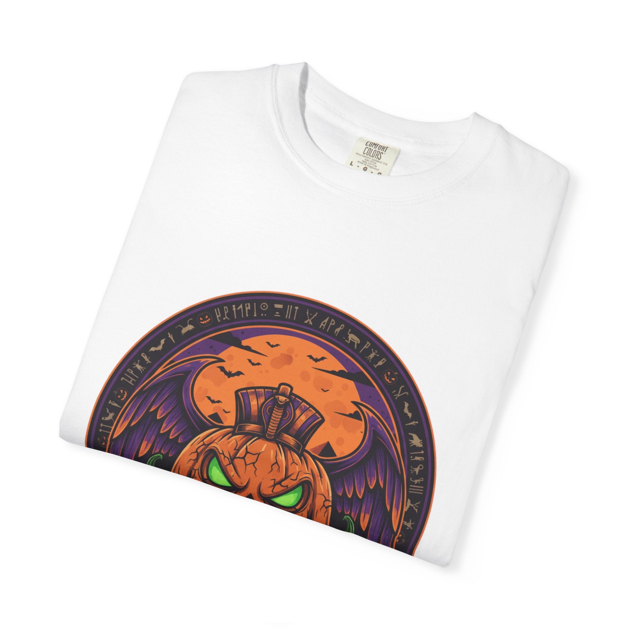 Harvest of Horrors Unisex T-shirt | Halloween Apparel, Spooky Graphic Tee, Fall Fashion, Pumpkin Shirt, October Outfit