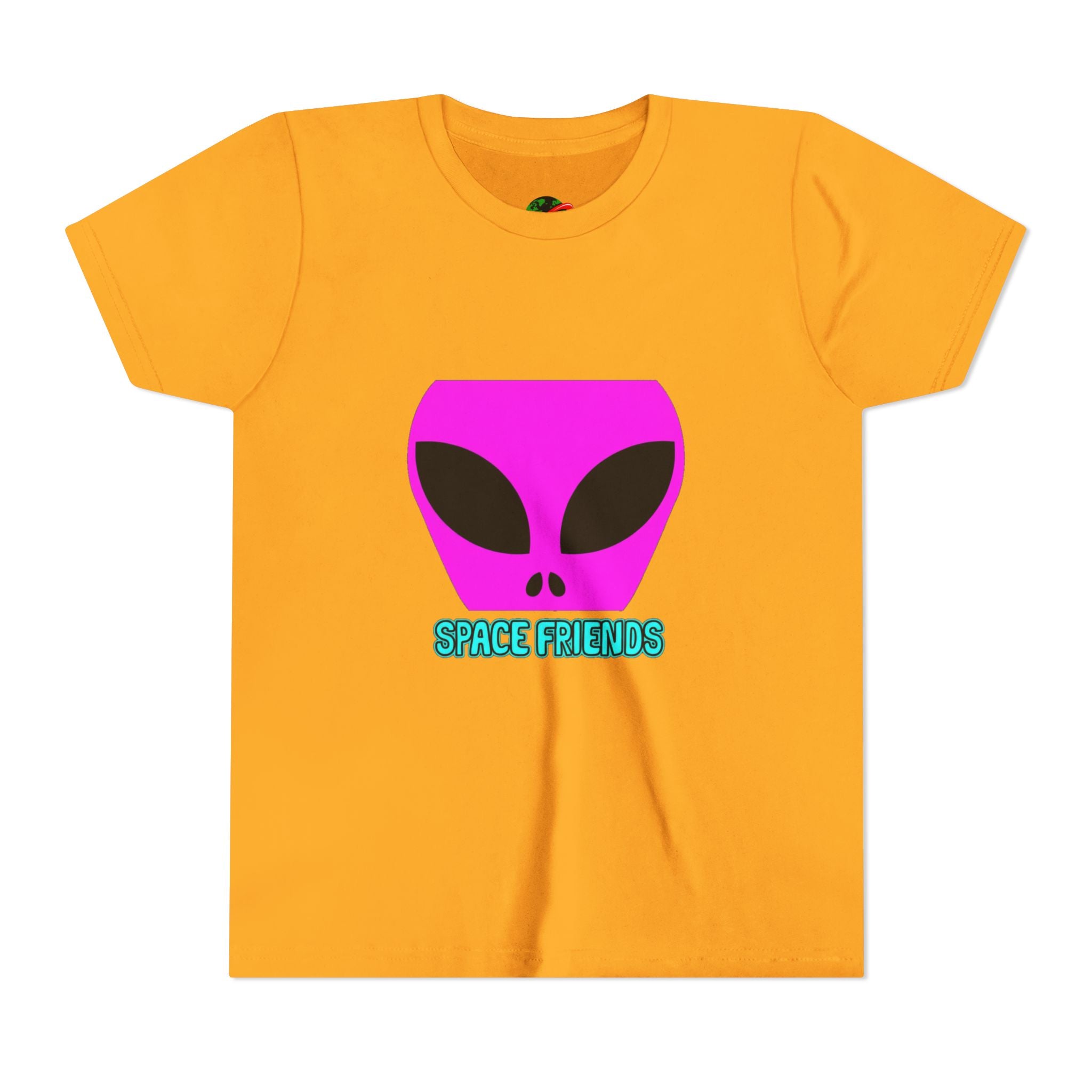 Alien Friends Youth Tee - Fun Graphic T-Shirt for Kids, UFO Lovers, Space Theme Shirt, Birthday Gift, Halloween Costume