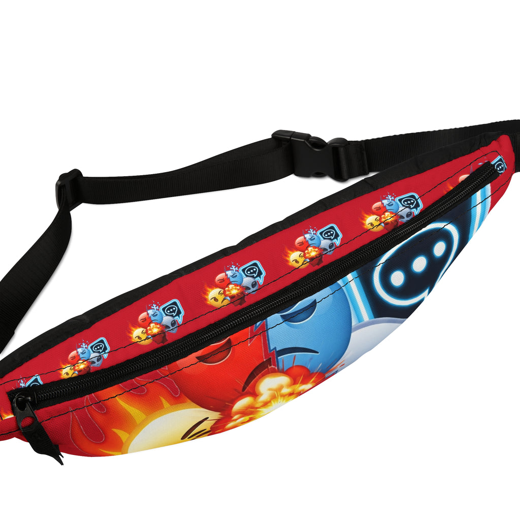 Vibrant Graphic Fanny Pack | Fun and Functional Bag for Festivals, Outdoor Adventures, and Everyday Use | Emoji Design Adventure Pack, [...]