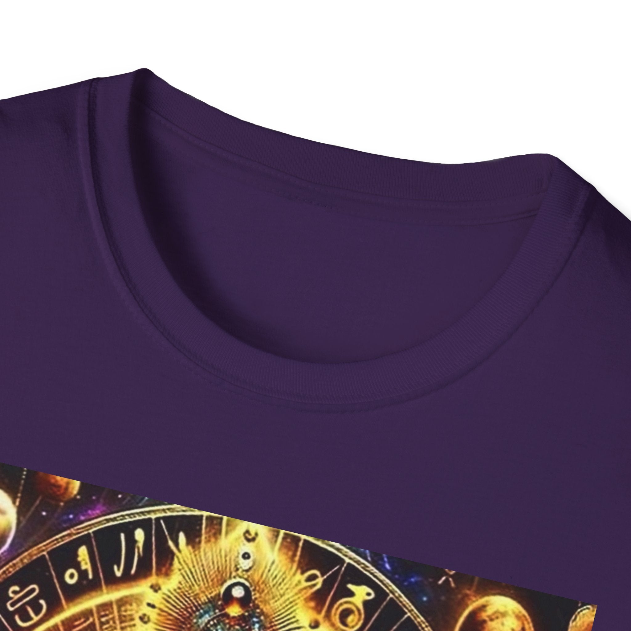 Cosmic Vibes Unisex T-Shirt, Spiritual Tee, Ankh Design Shirt, Festival Wear, Gift for Mystic Souls, Meditation Apparel