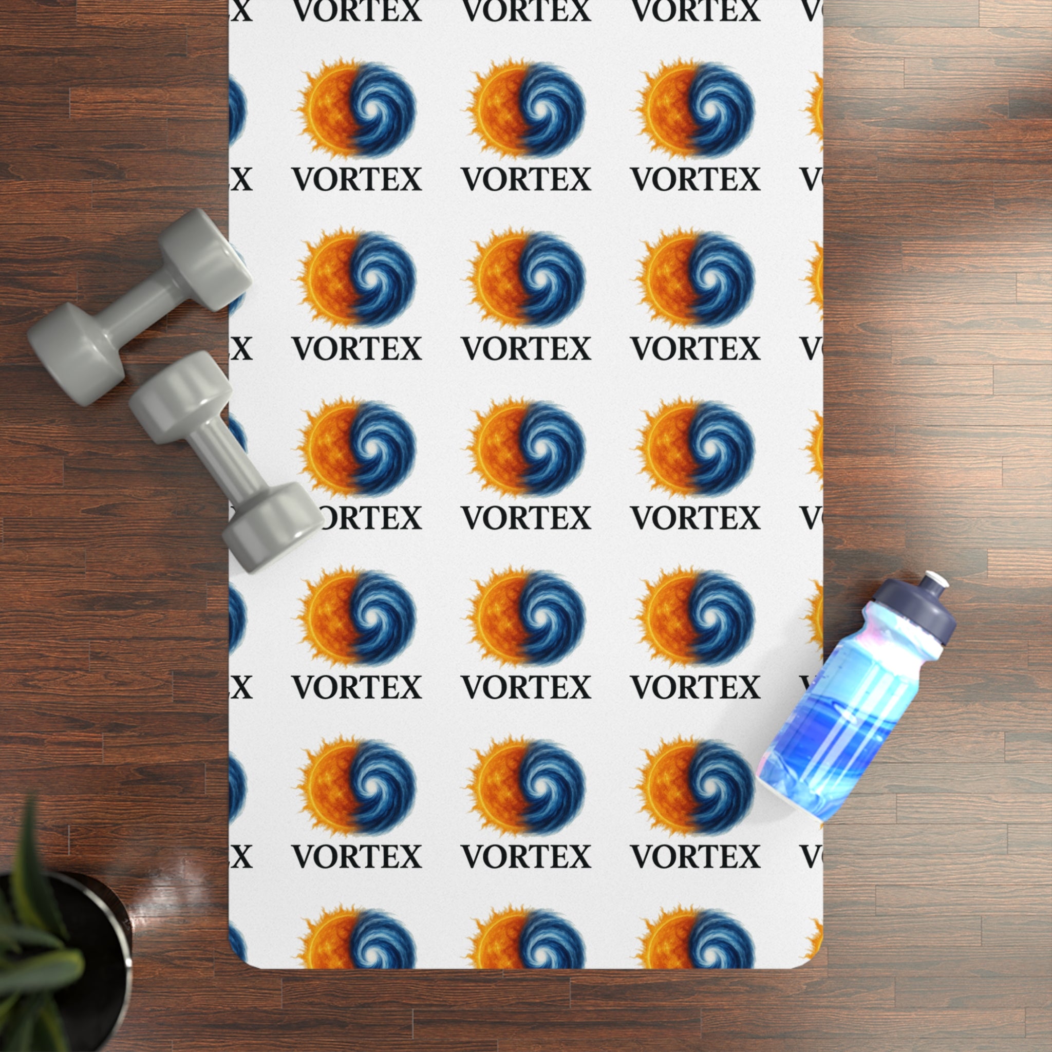 Vortex Design Yoga Mat | Fitness Mat for Home or Studio, Meditation, Wellness Gift, Yoga Practice Essentials